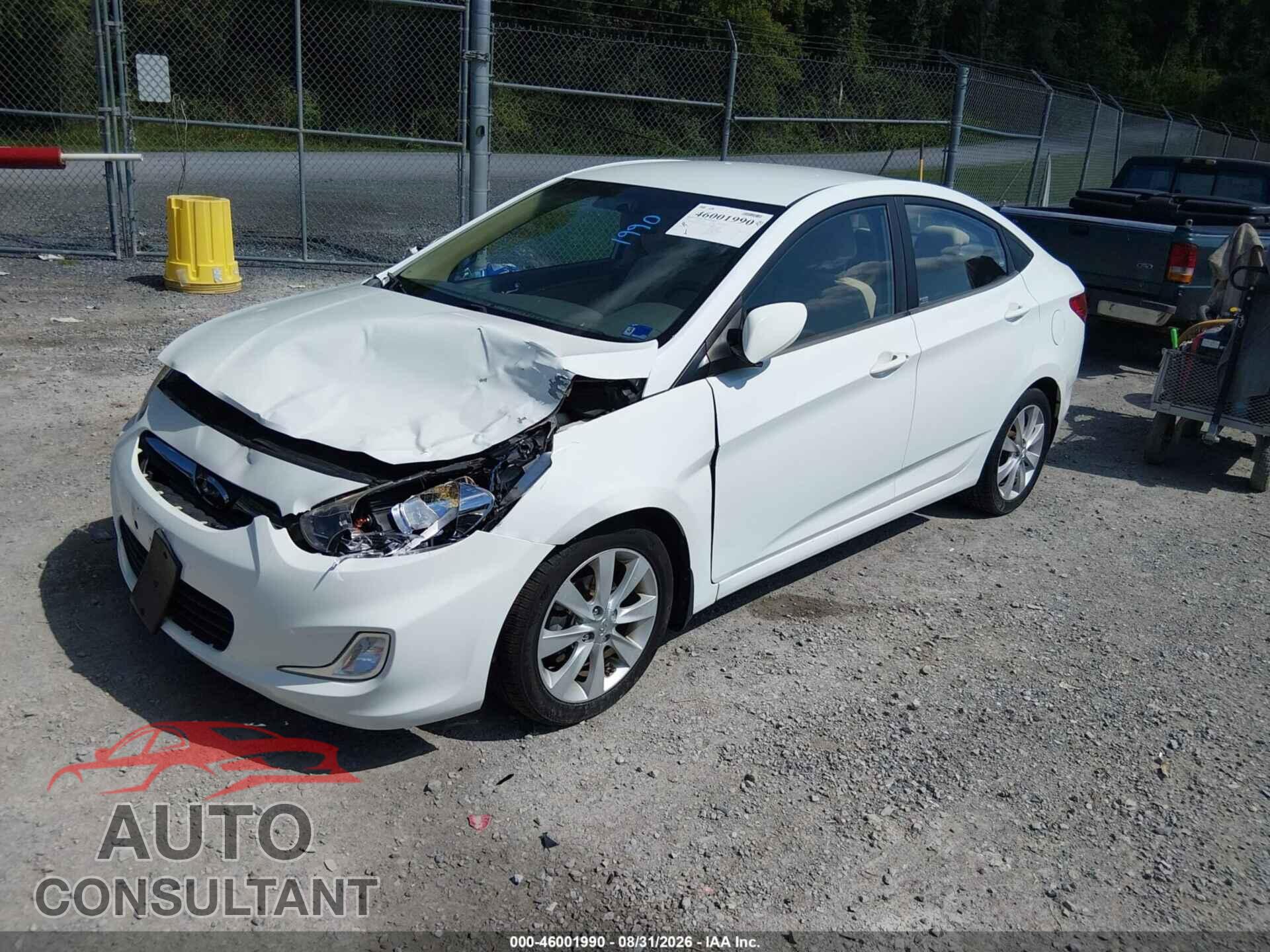 HYUNDAI ACCENT 2012 - KMHCU4AE9CU269643