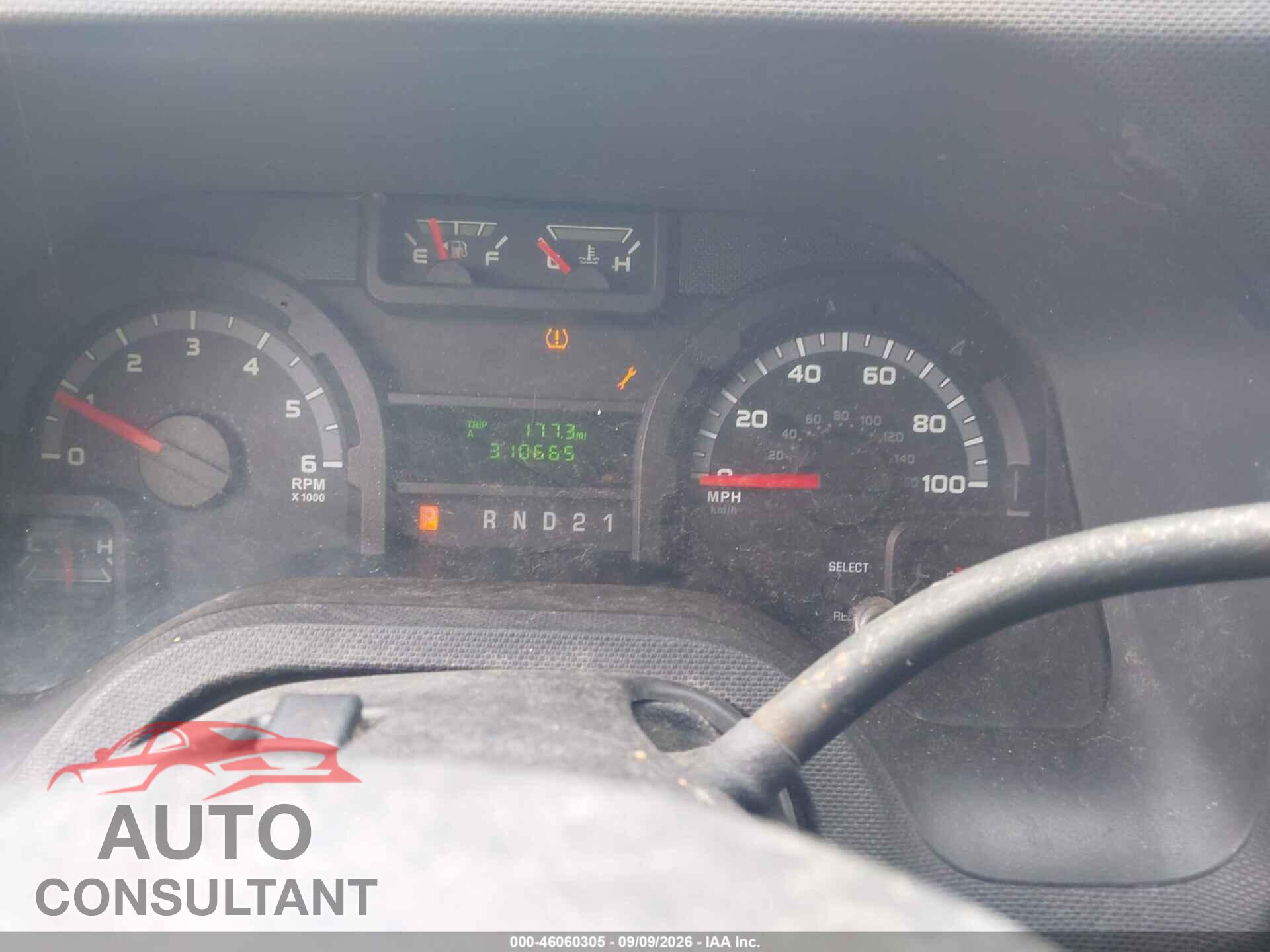 FORD E-250 2010 - 1FTNE2EW6ADA42022