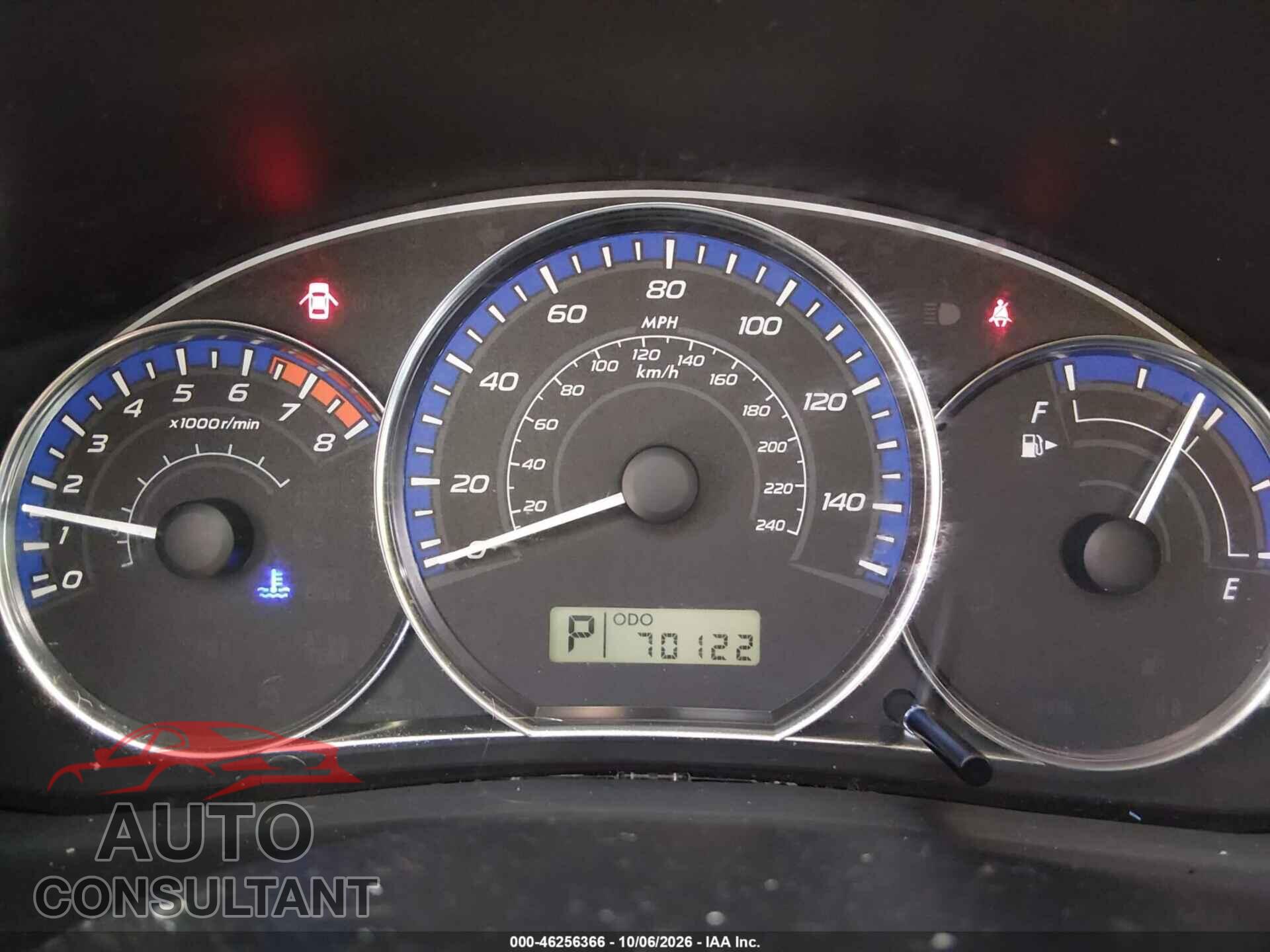 SUBARU FORESTER 2012 - JF2SHADC0CH439430