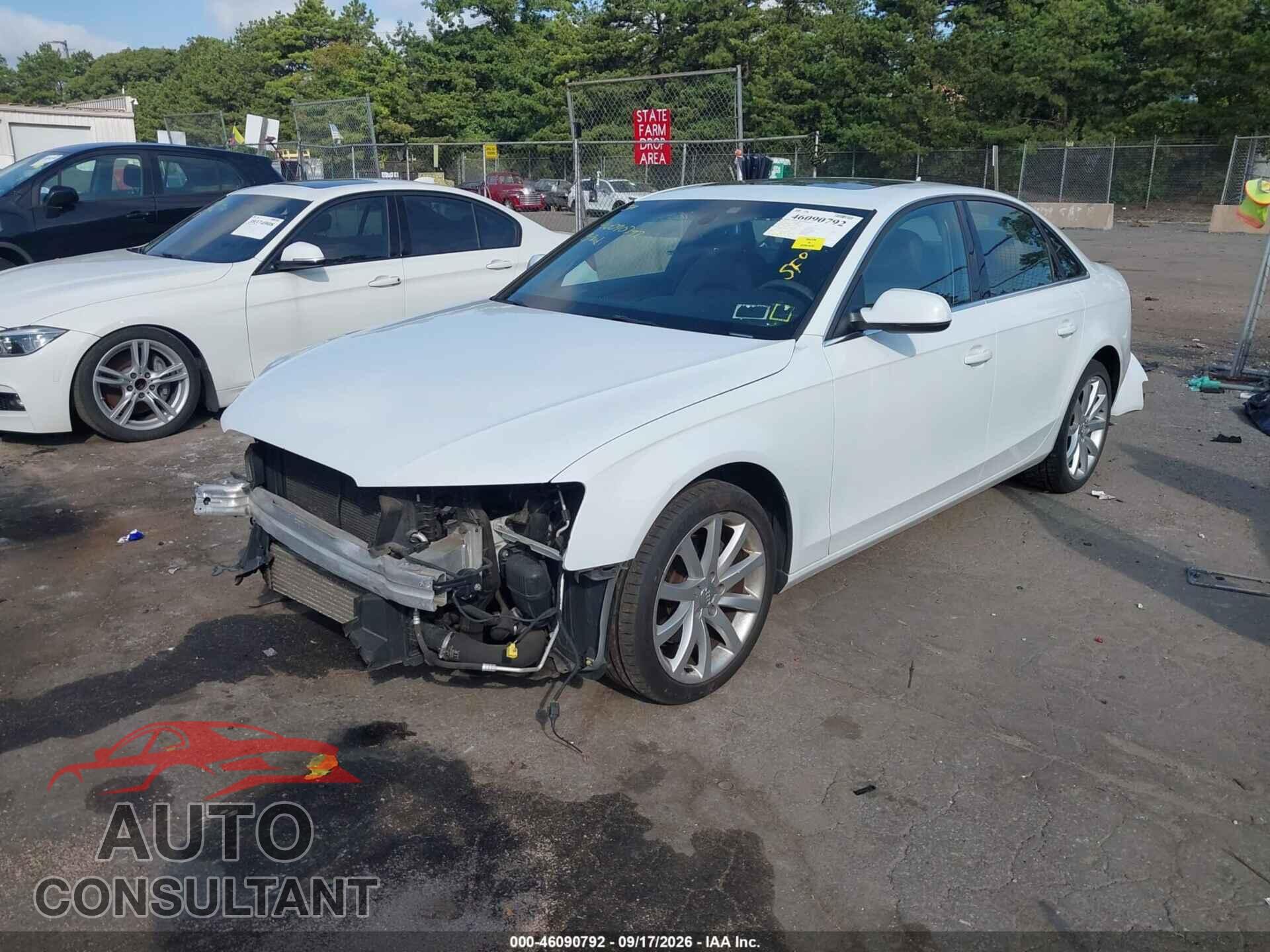 AUDI A4 2013 - WAUFFAFL3DN035833