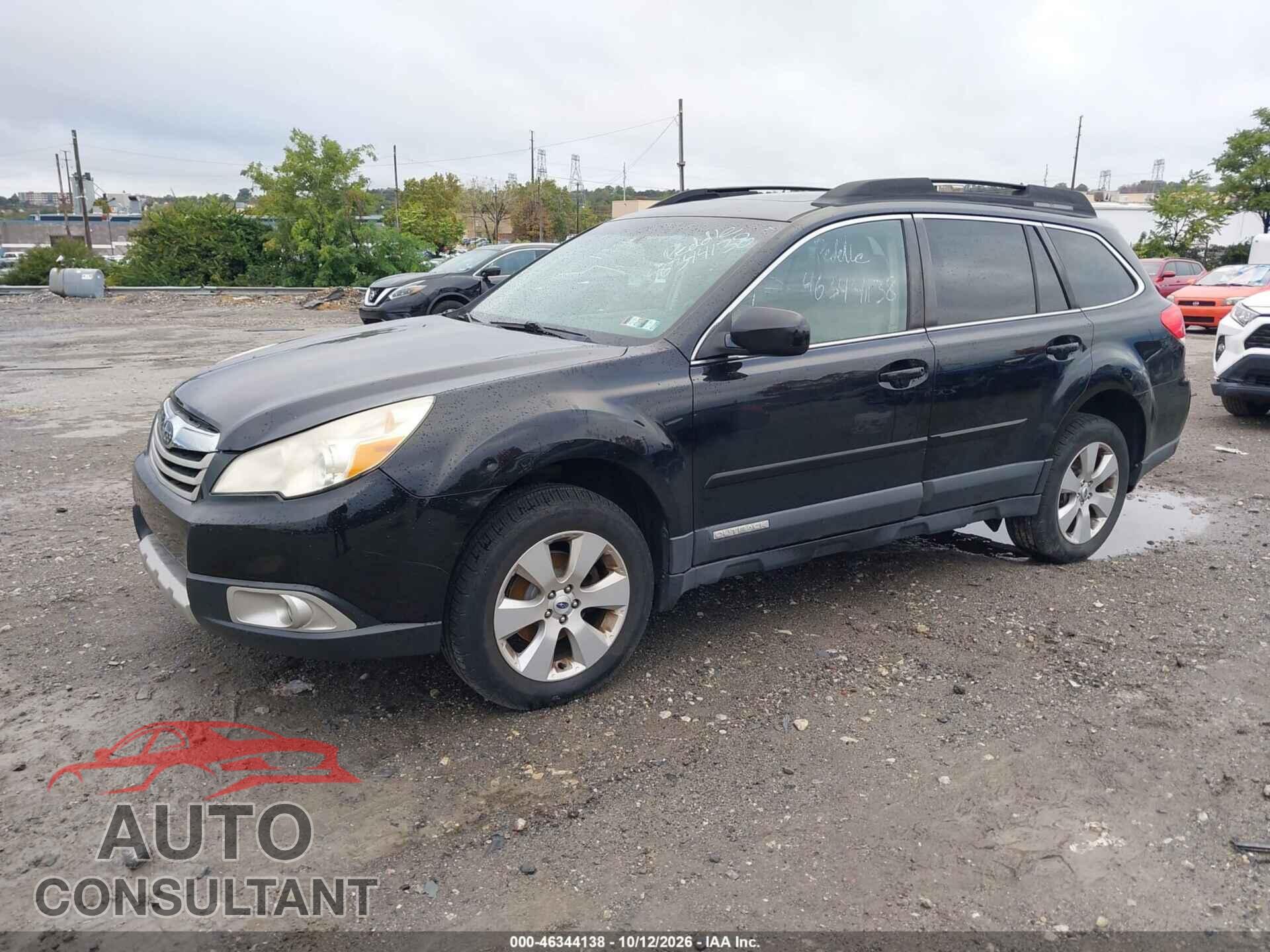 SUBARU OUTBACK 2012 - 4S4BRBKCXC3290599