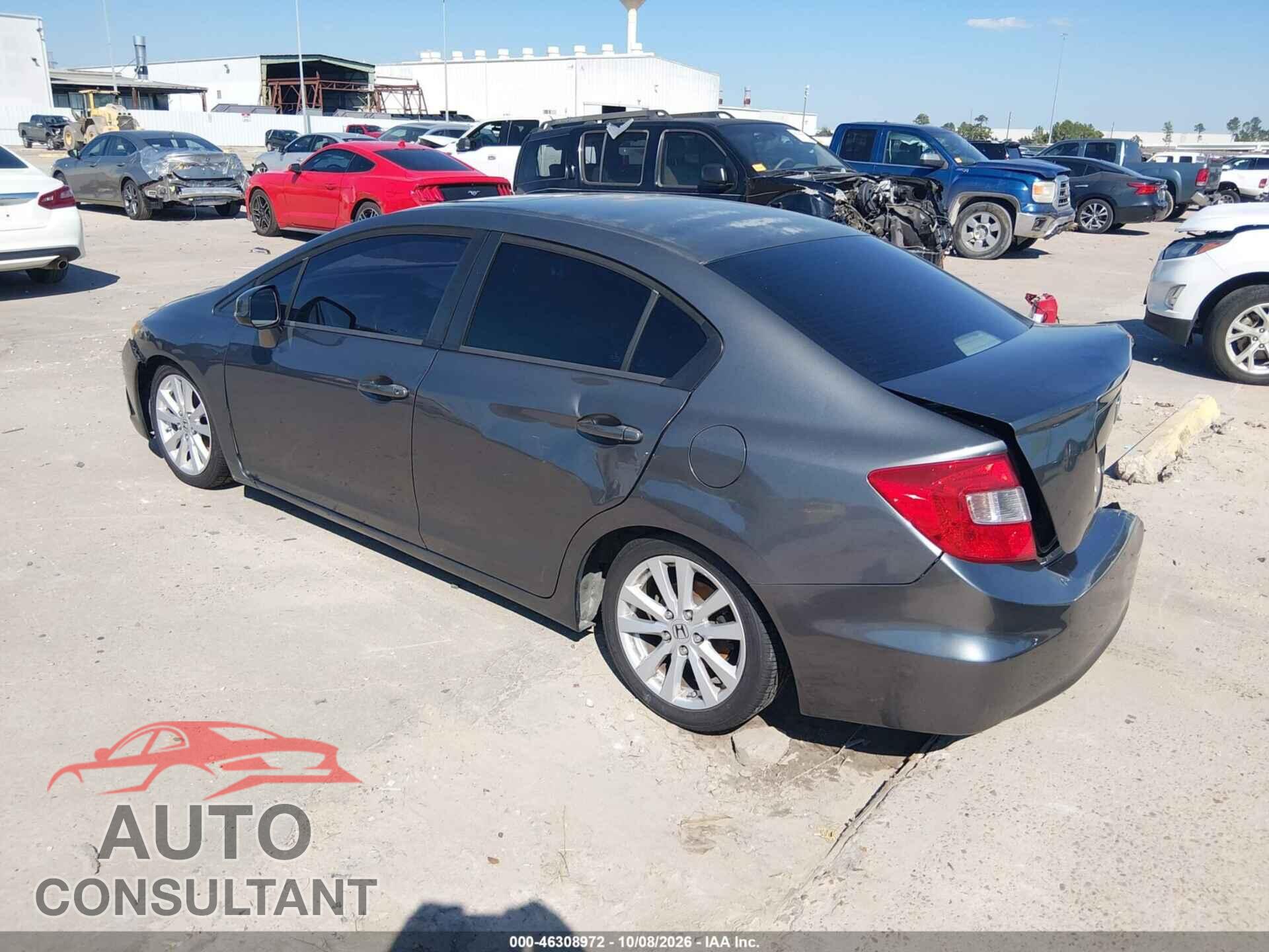 HONDA CIVIC 2012 - 19XFB2F80CE028082