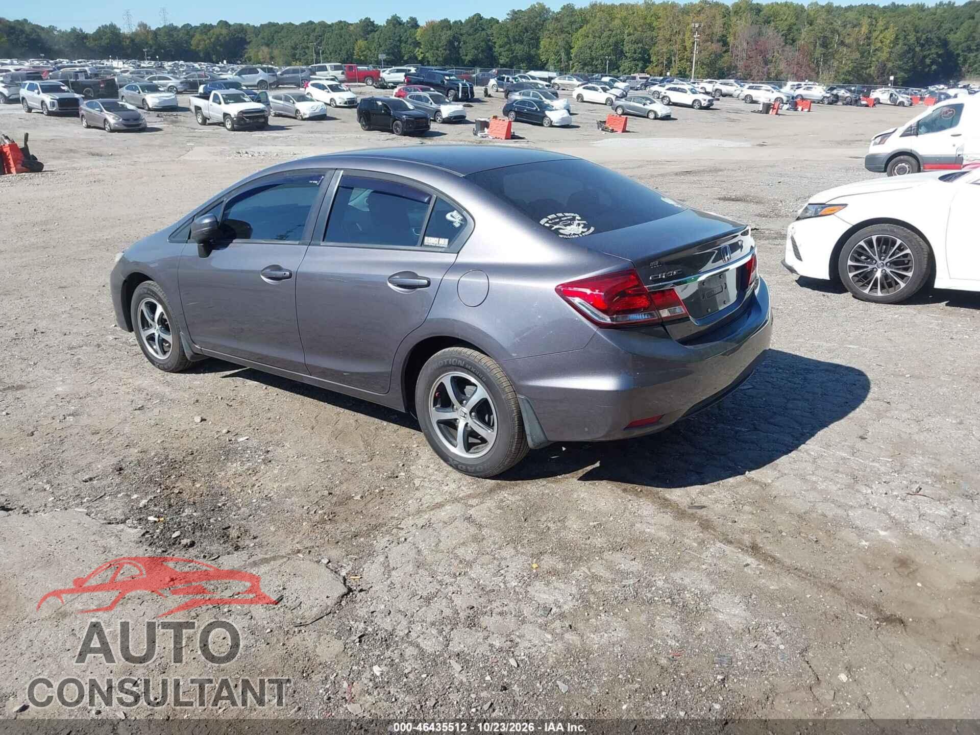 HONDA CIVIC 2015 - 19XFB2F78FE040864