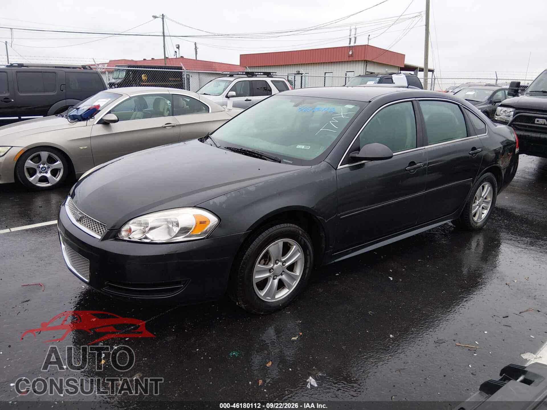 CHEVROLET IMPALA 2013 - 2G1WF5E38D1178668