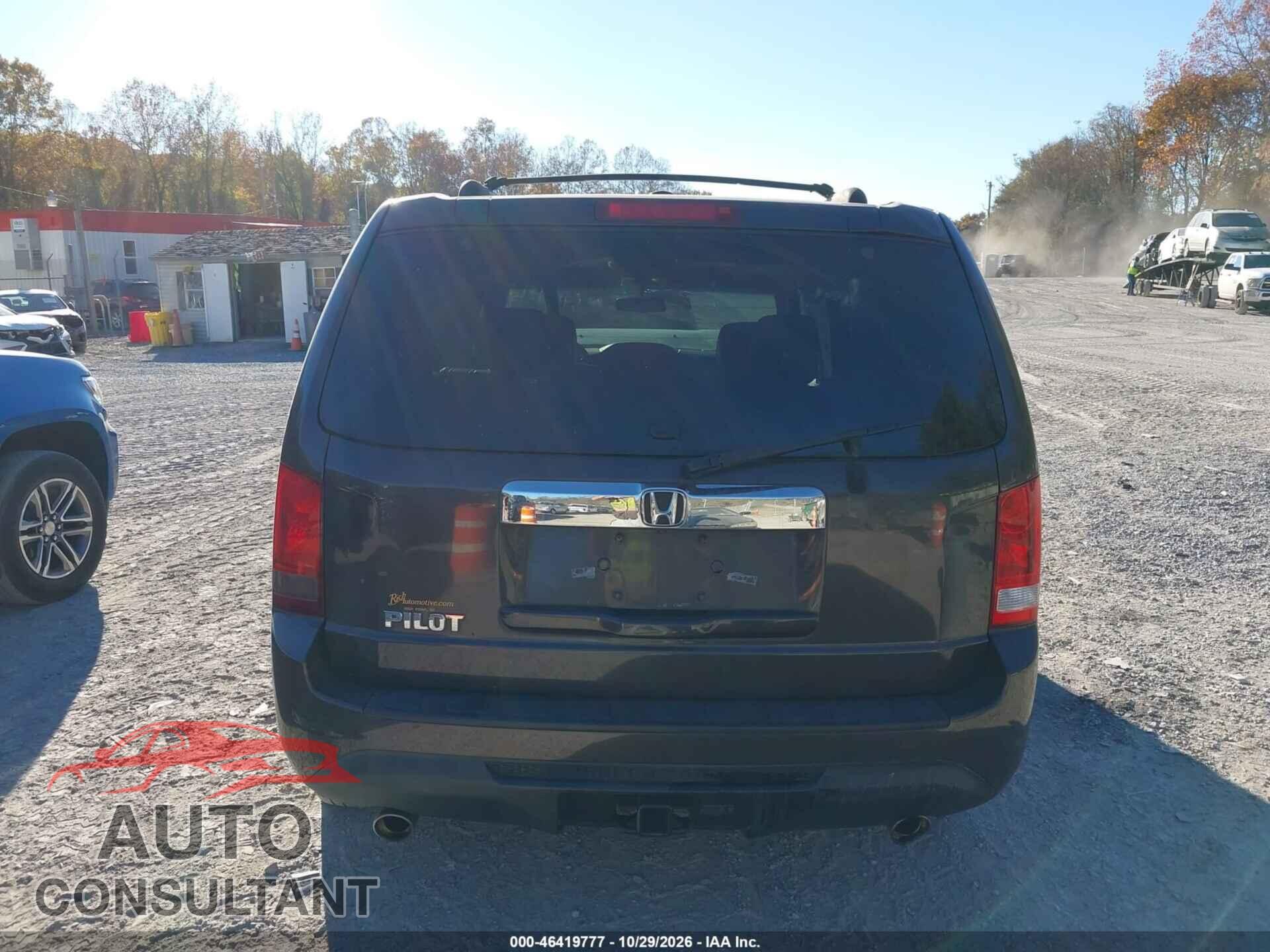 HONDA PILOT 2012 - 5FNYF3H60CB028236