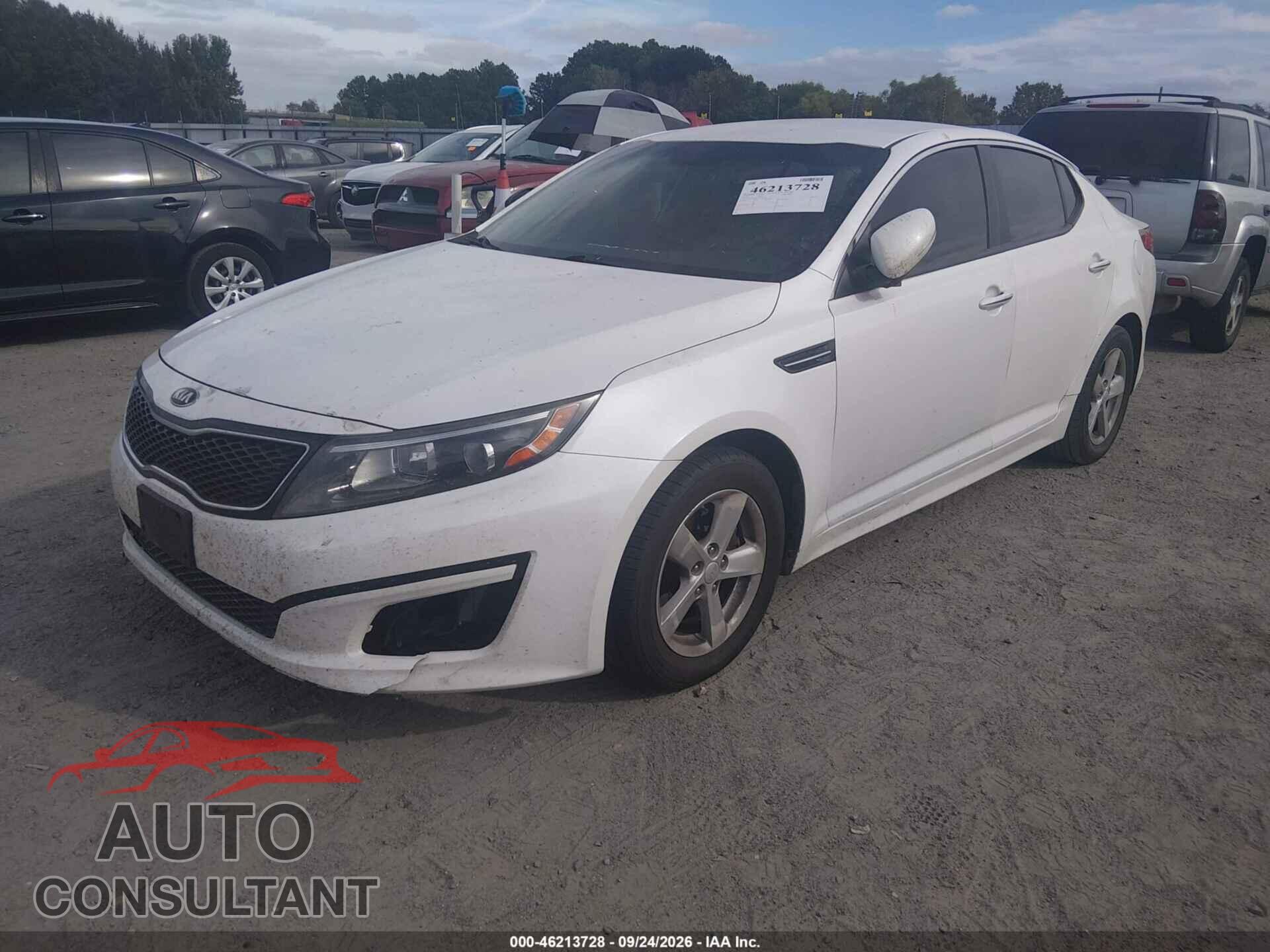 KIA OPTIMA 2014 - KNAGM4A75E5516271