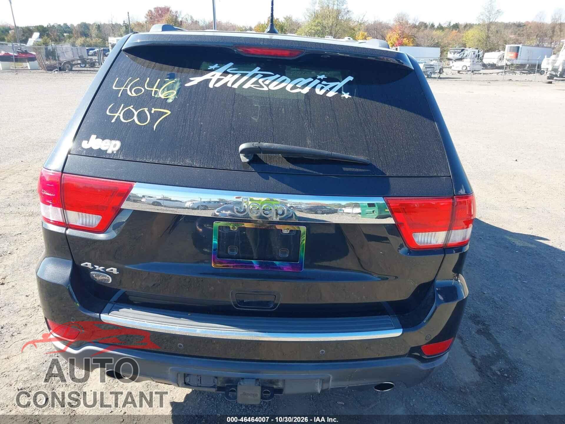 JEEP GRAND CHEROKEE 2013 - 1C4RJFCT3DC600187