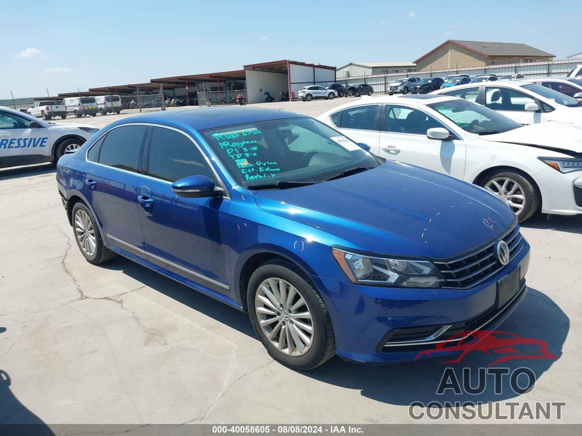 VOLKSWAGEN PASSAT 2017 - 1VWBT7A3XHC021009