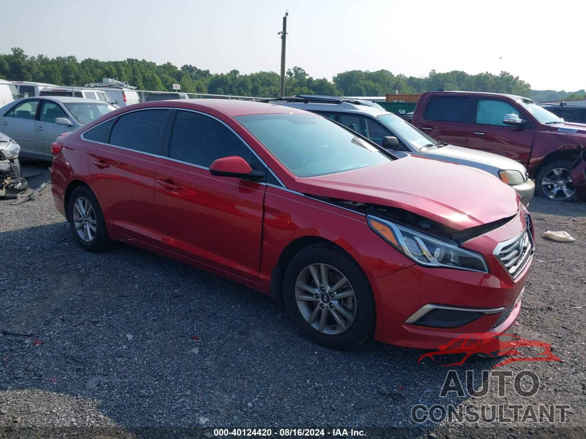 HYUNDAI SONATA 2017 - 5NPE24AF1HH495253