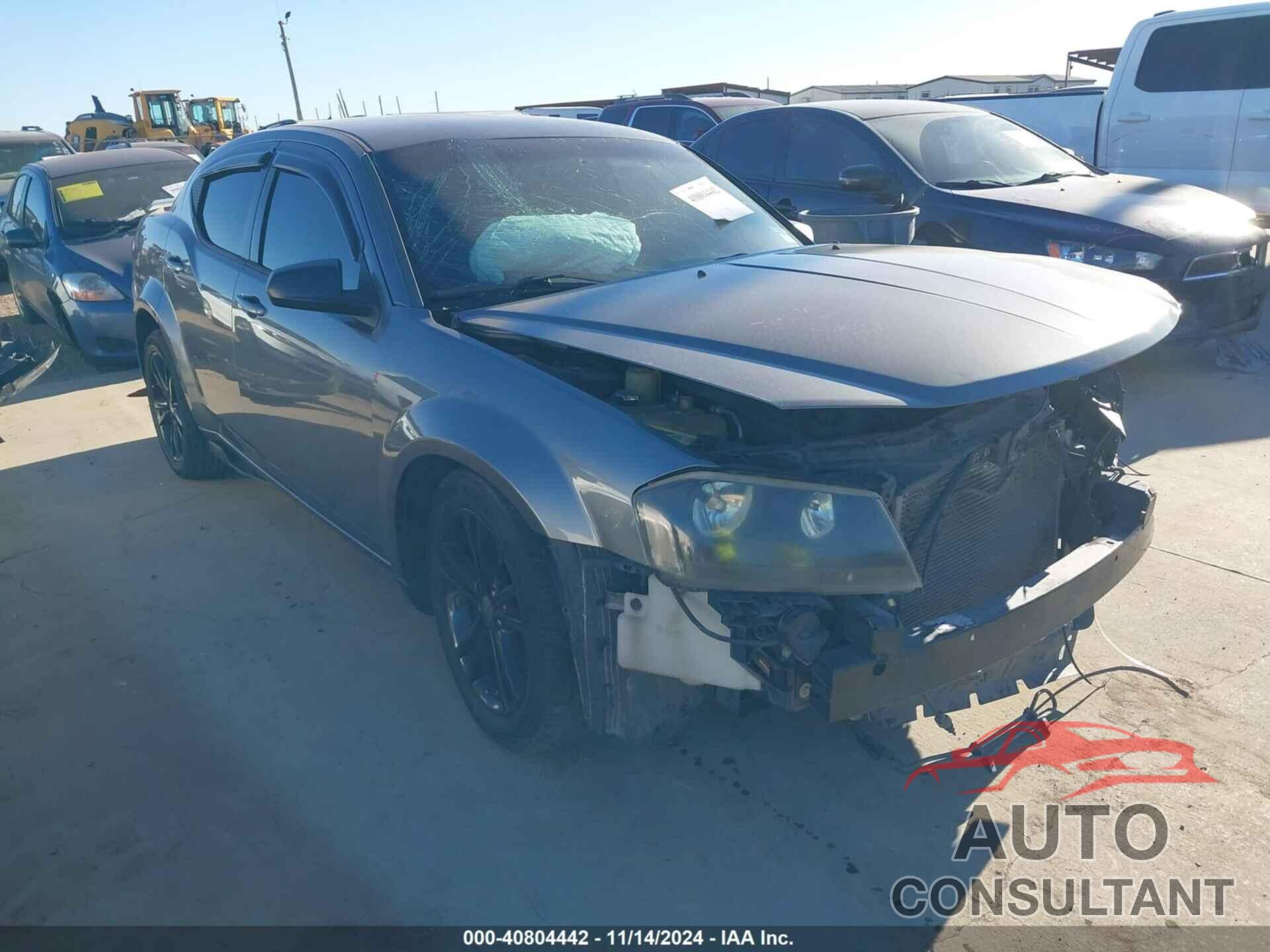 DODGE AVENGER 2013 - 1C3CDZAG2DN552498