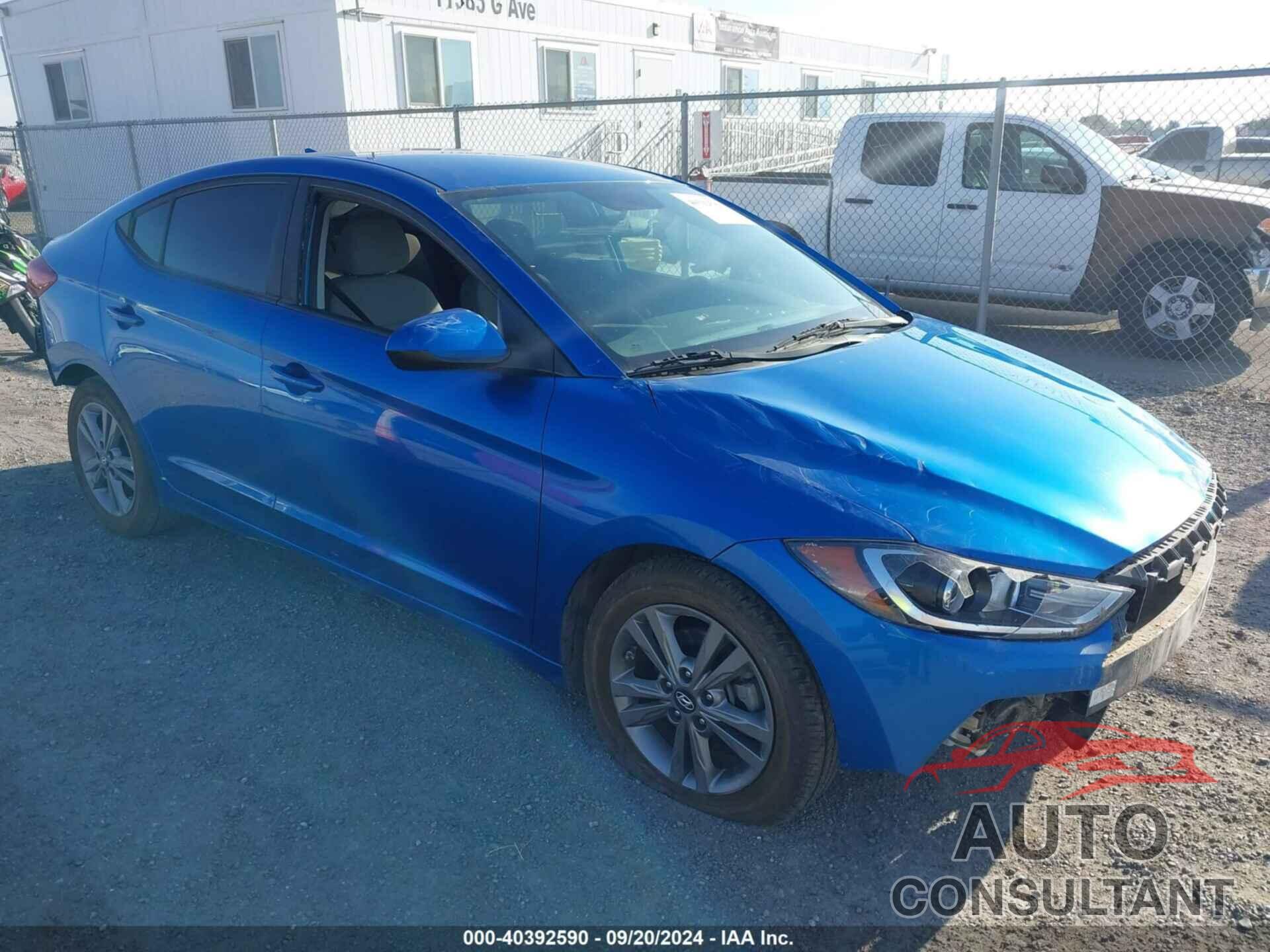 HYUNDAI ELANTRA 2018 - 5NPD84LF2JH397569