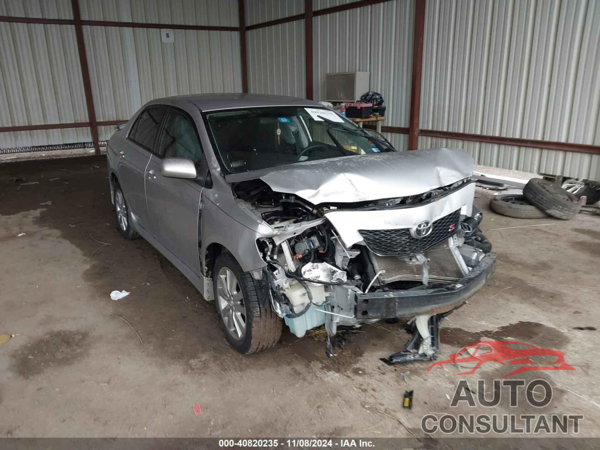 TOYOTA COROLLA 2009 - 1NXBU40E09Z143001