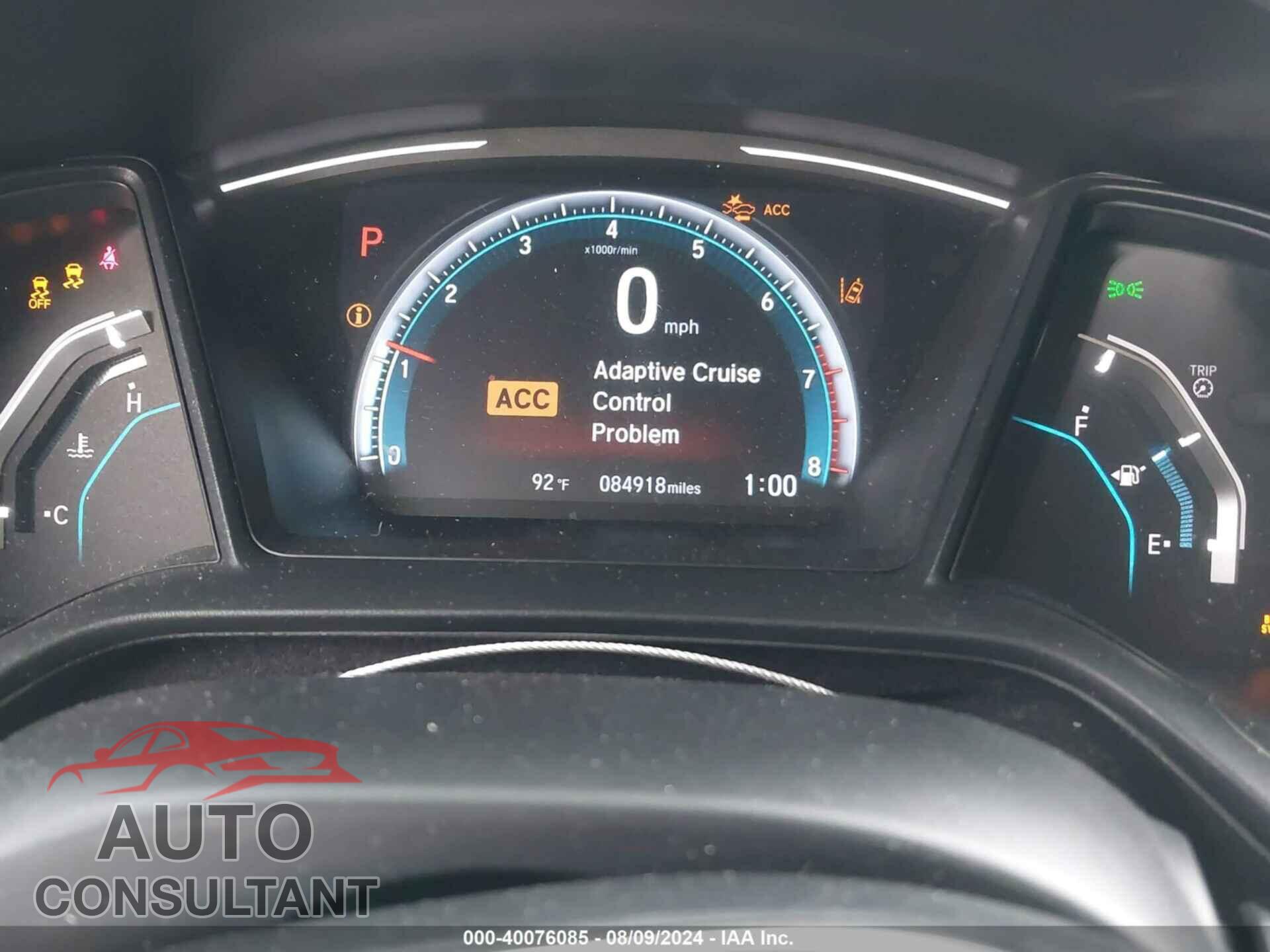 HONDA CIVIC 2019 - 2HGFC2F61KH526081