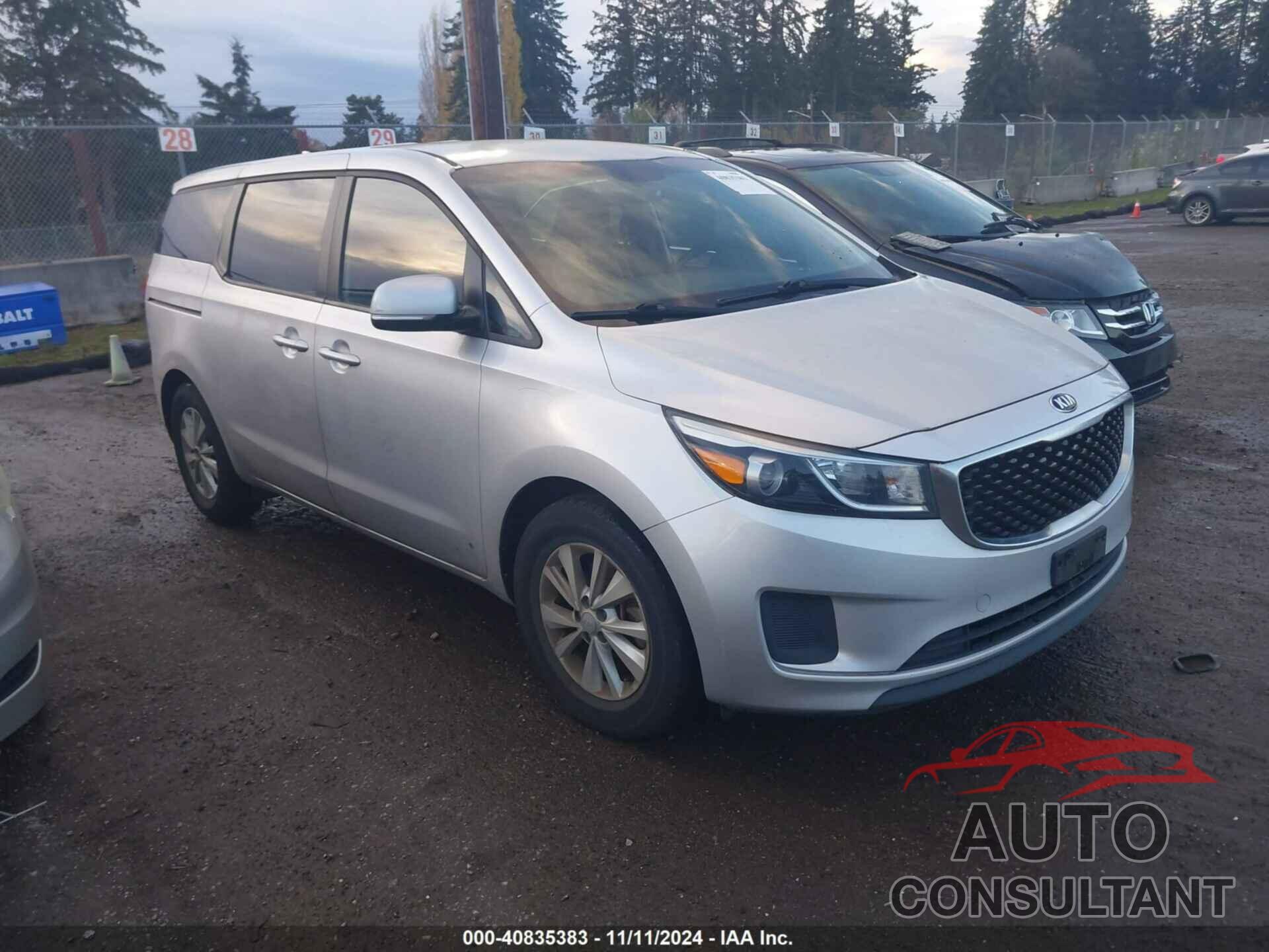 KIA SEDONA 2016 - KNDMA5C12G6103198