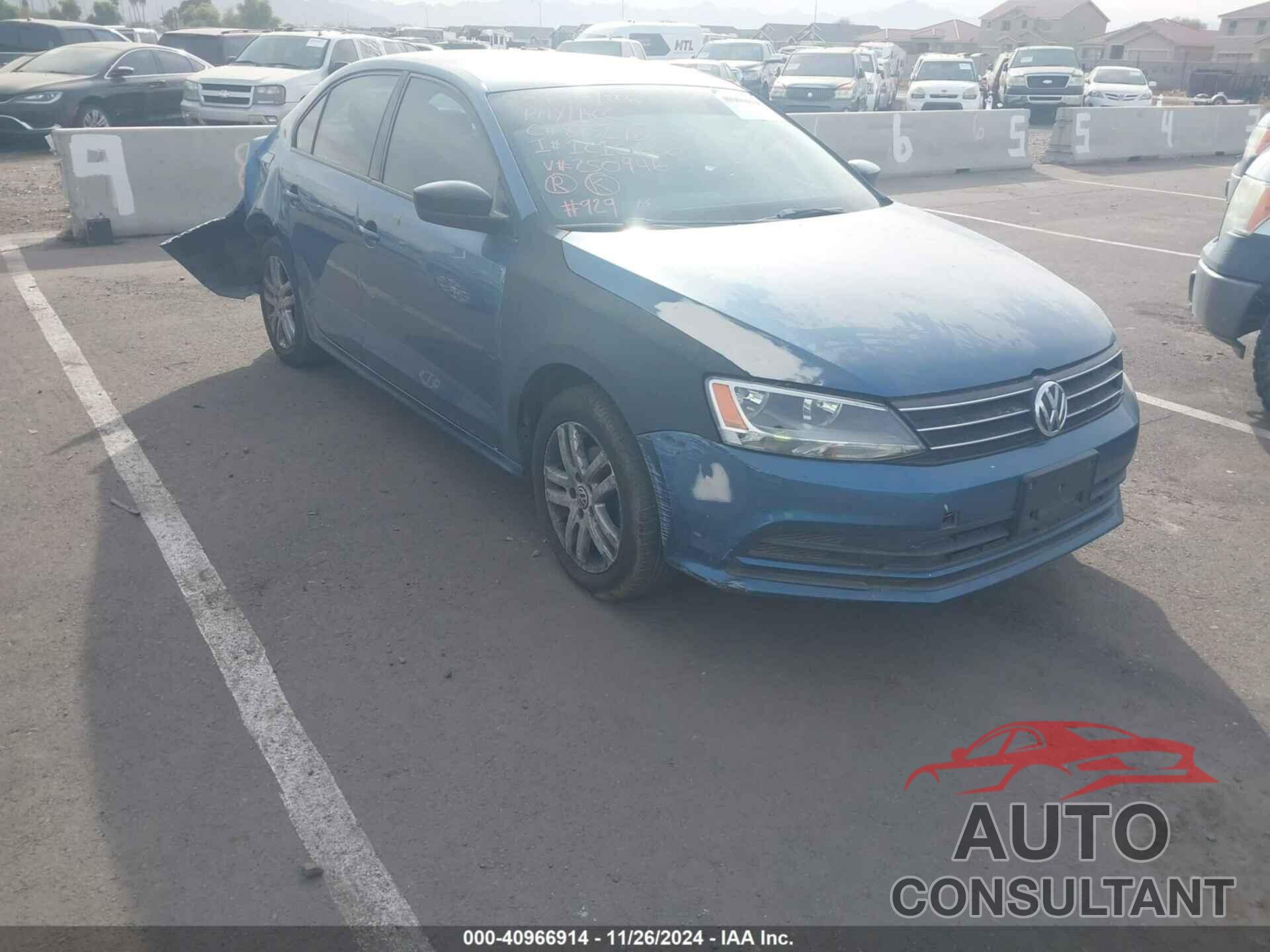 VOLKSWAGEN JETTA 2015 - 3VW2K7AJ6FM250946