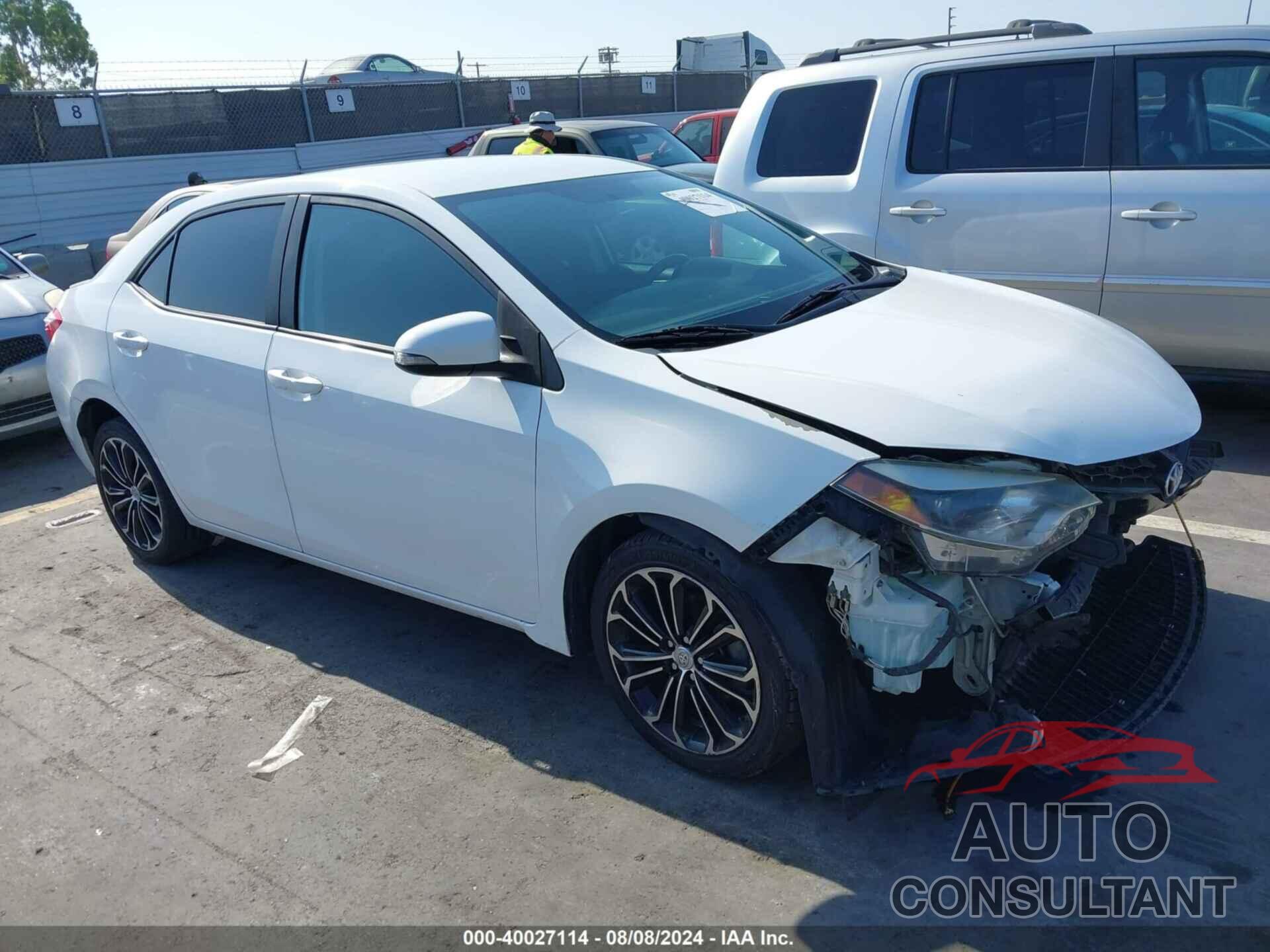 TOYOTA COROLLA 2016 - 5YFBURHE8GP444731