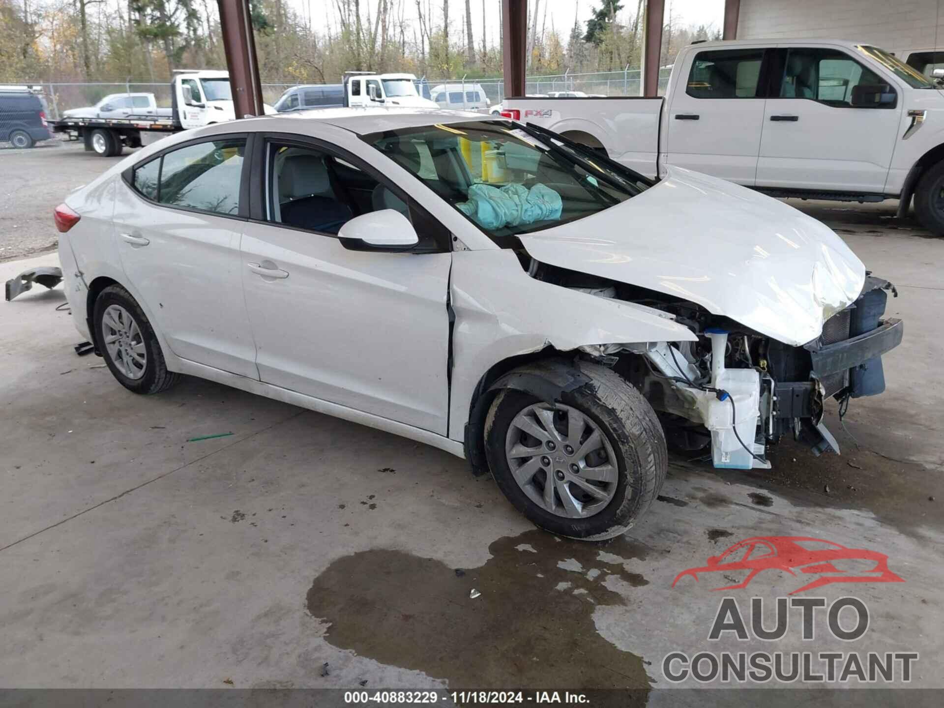 HYUNDAI ELANTRA 2017 - 5NPD74LFXHH080877