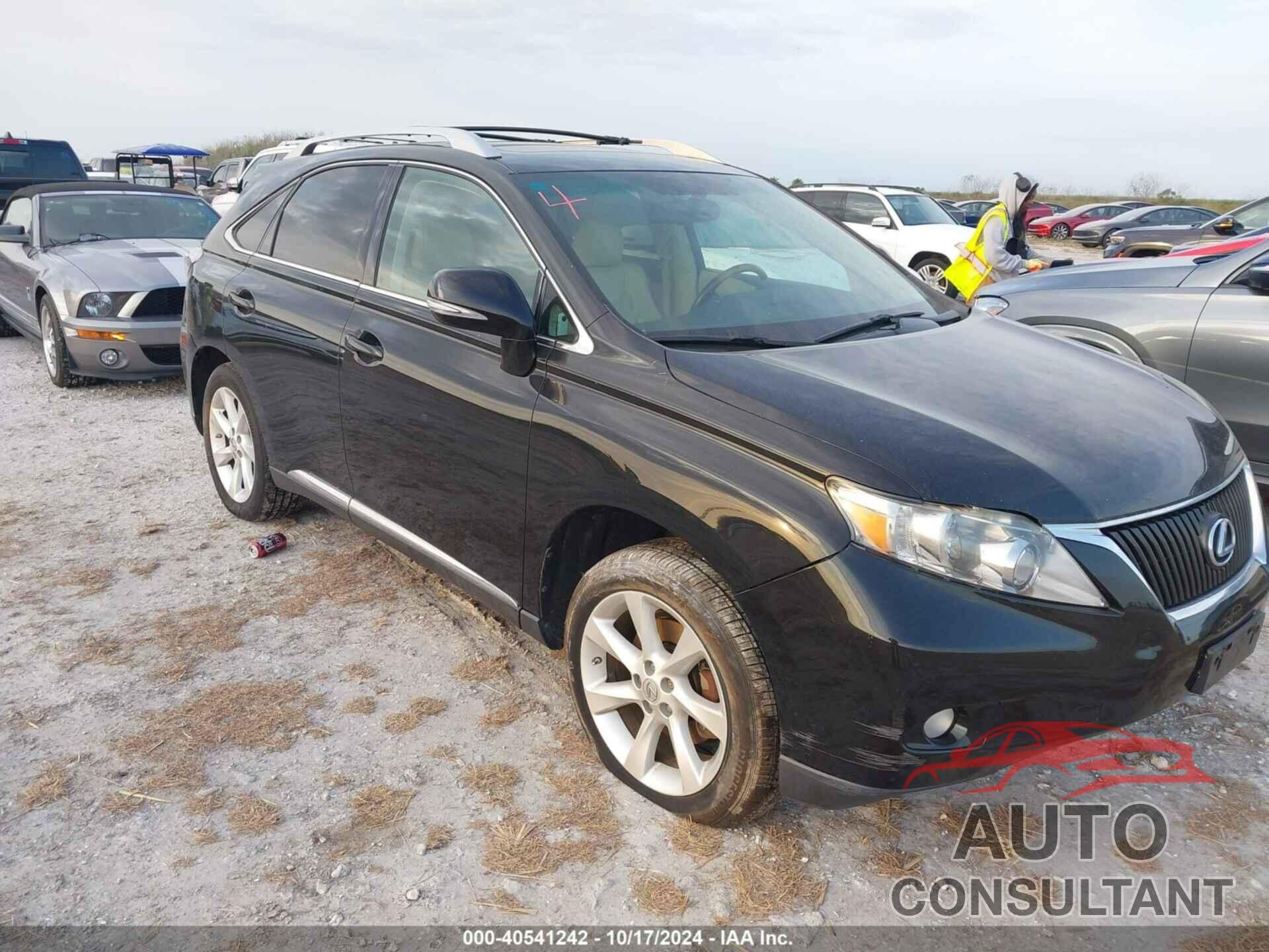 LEXUS RX 350 2010 - 2T2BK1BAXAC067416