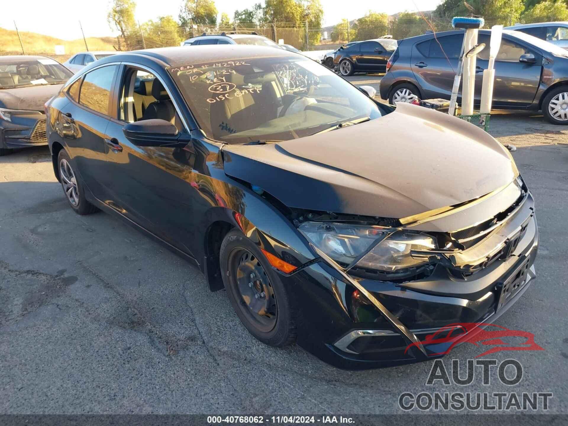 HONDA CIVIC 2020 - 2HGFC2F66LH589467