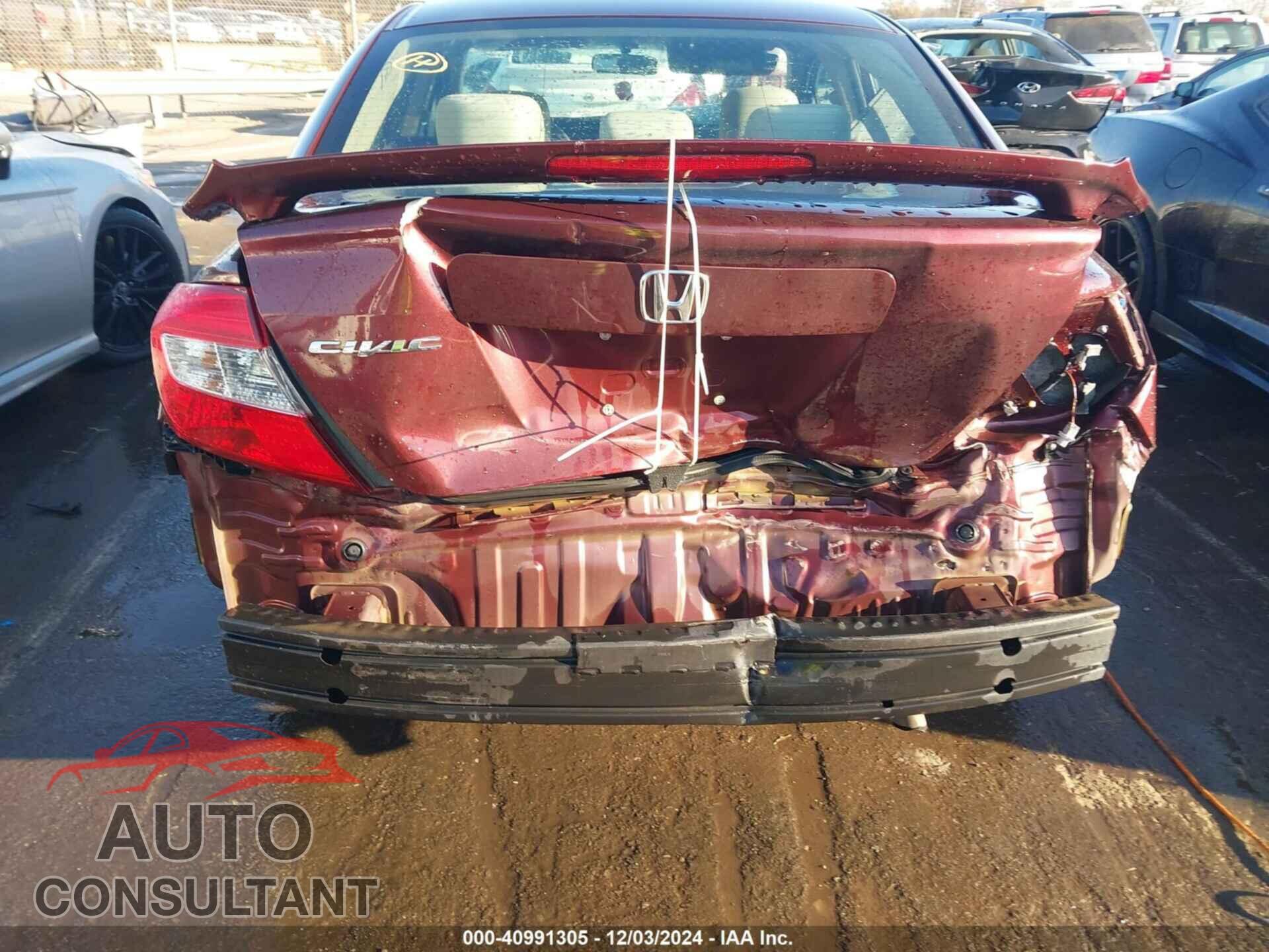 HONDA CIVIC 2012 - 19XFB2F82CE103154