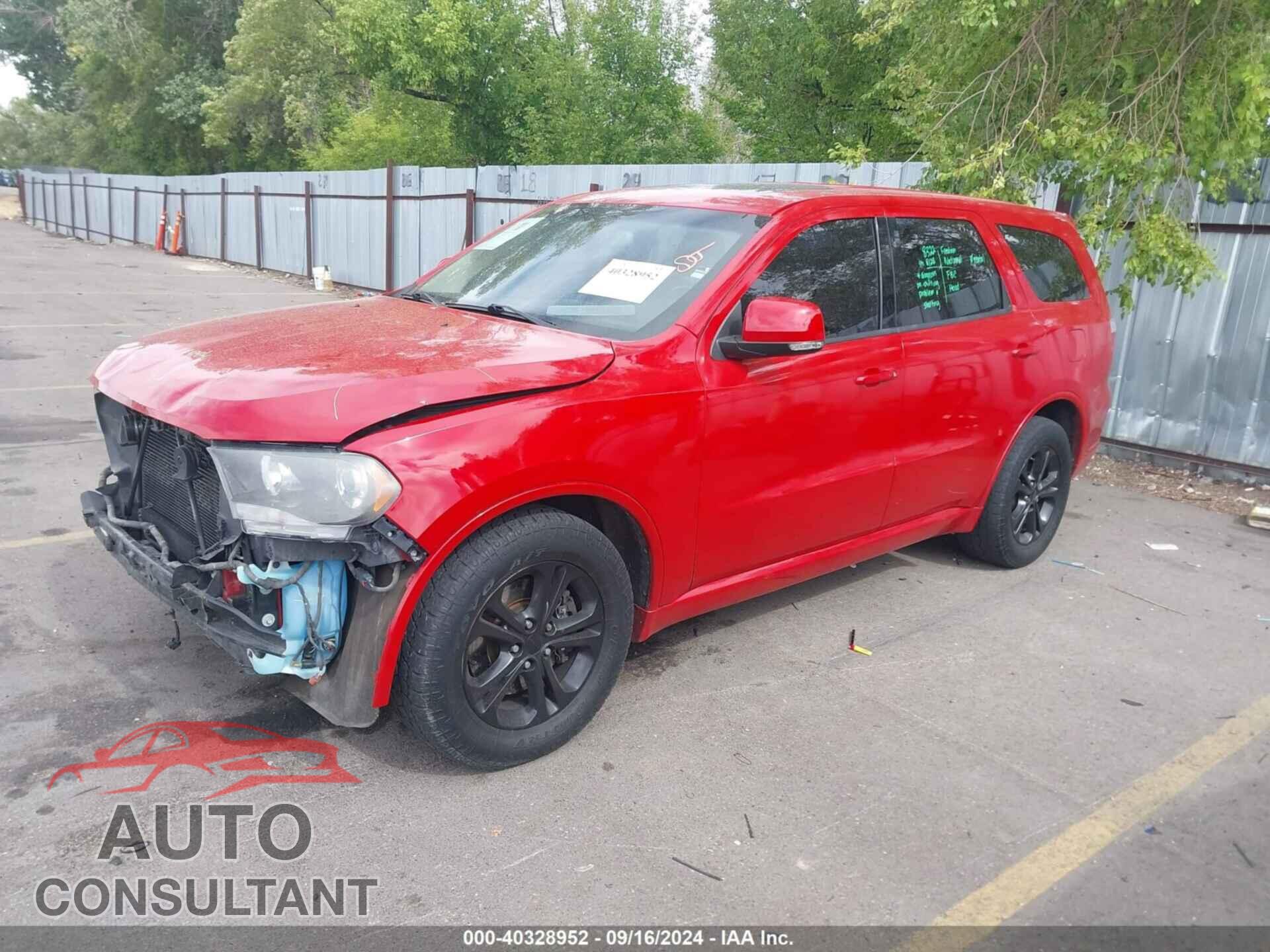 DODGE DURANGO 2012 - 1C4SDJCT9CC277788