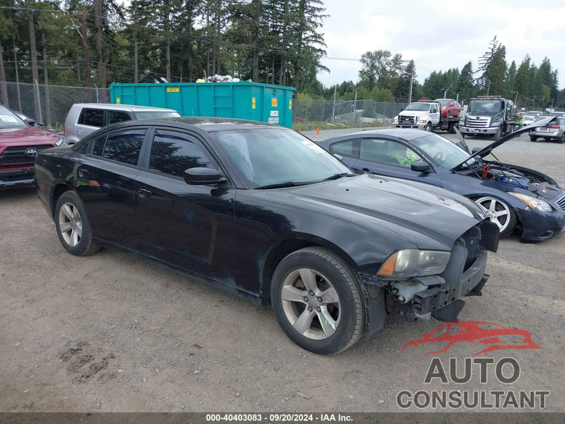 DODGE CHARGER 2011 - 2B3CL3CGXBH543399