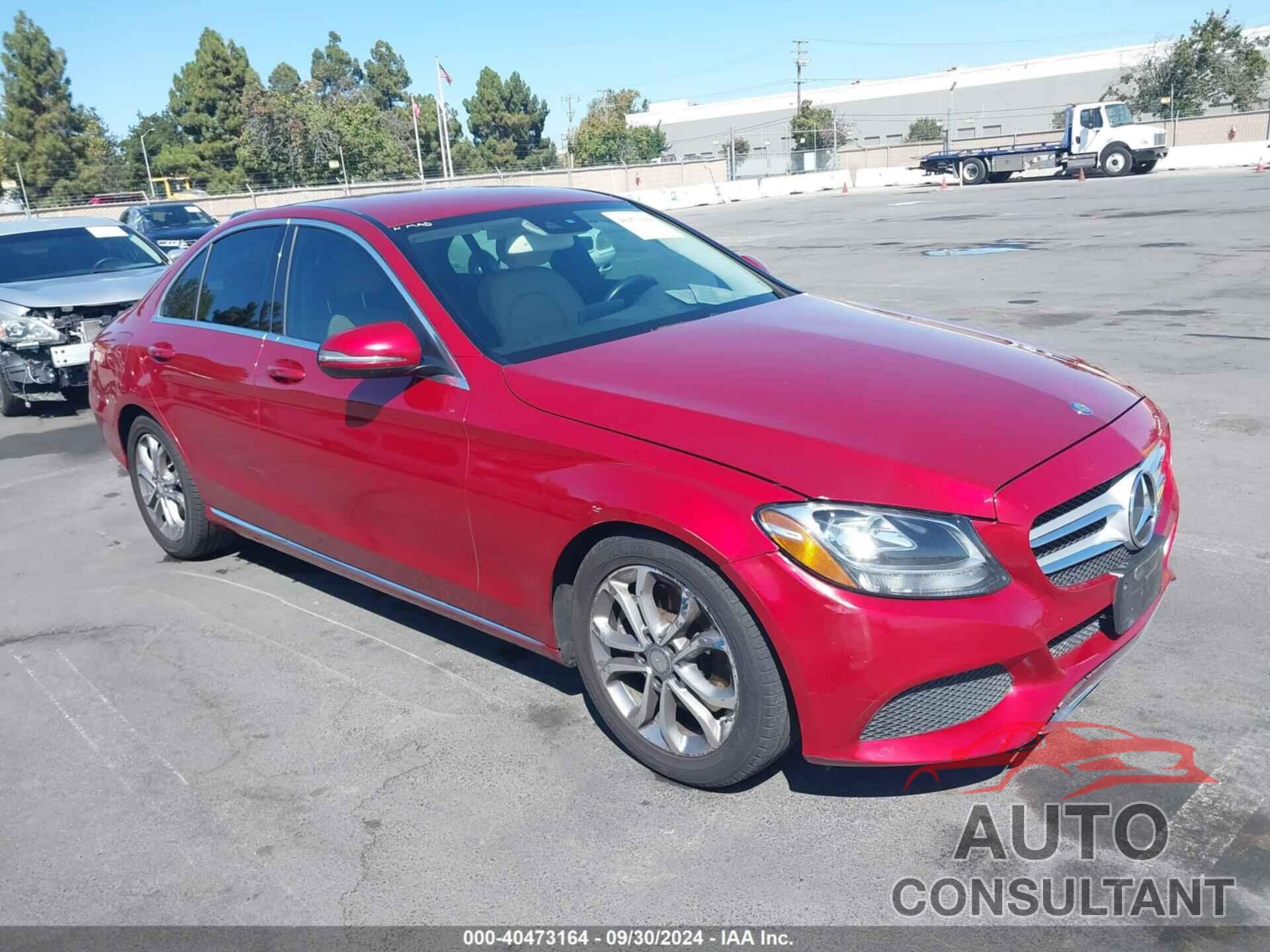 MERCEDES-BENZ C 300 2016 - 55SWF4JB7GU133607