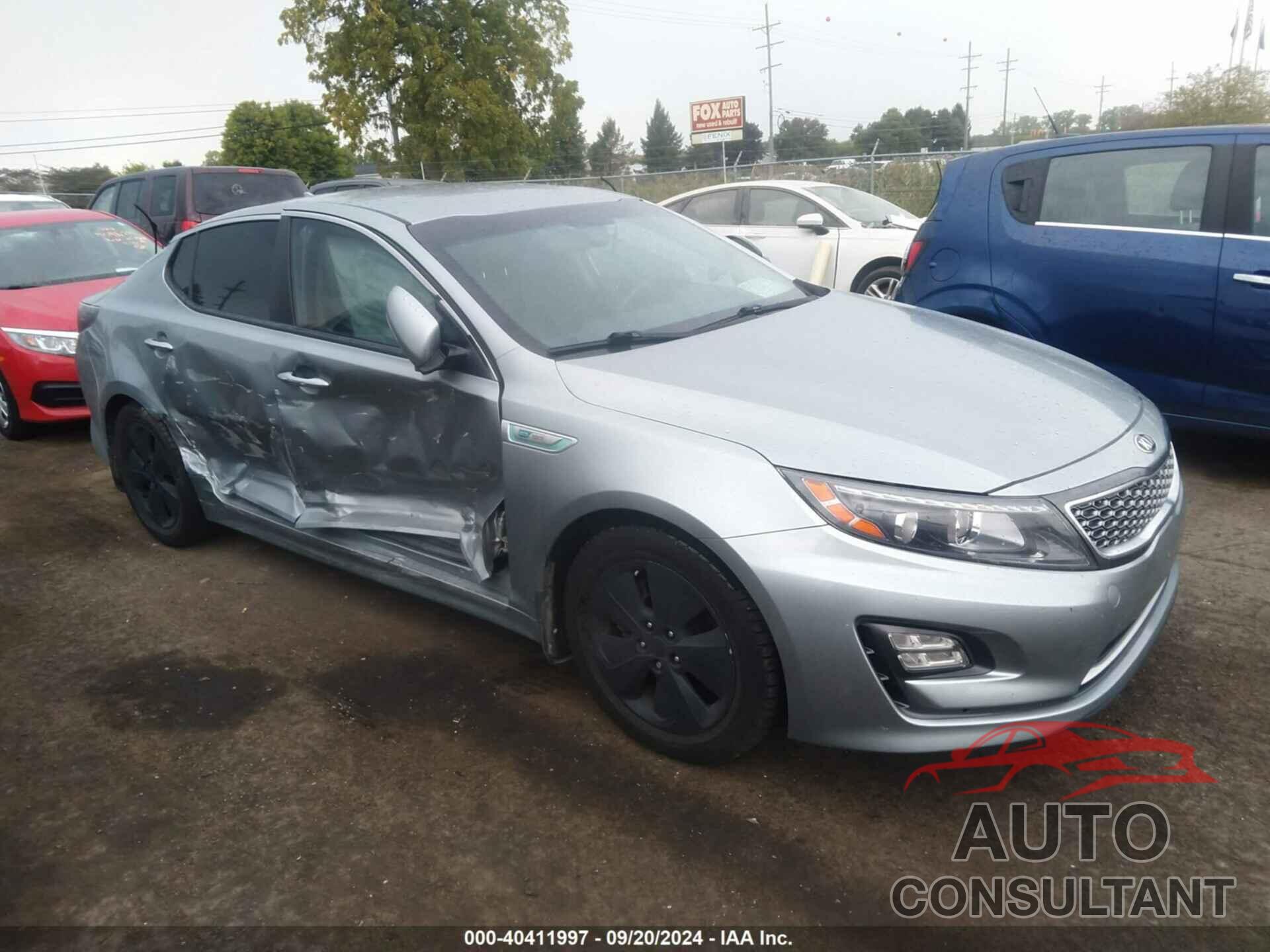 KIA OPTIMA HYBRID 2016 - KNAGN4AD5G5094282