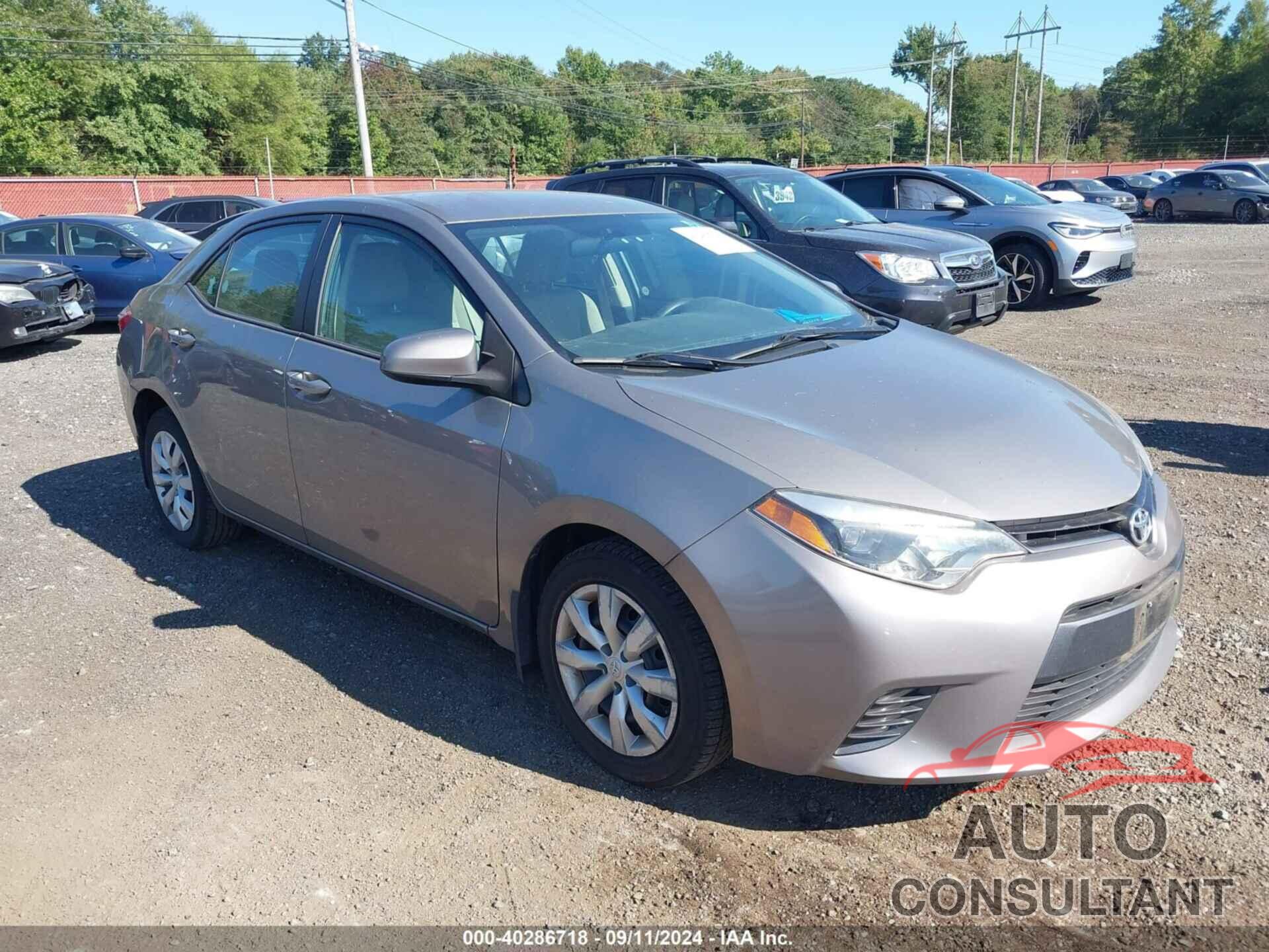 TOYOTA COROLLA 2016 - 2T1BURHE5GC518834