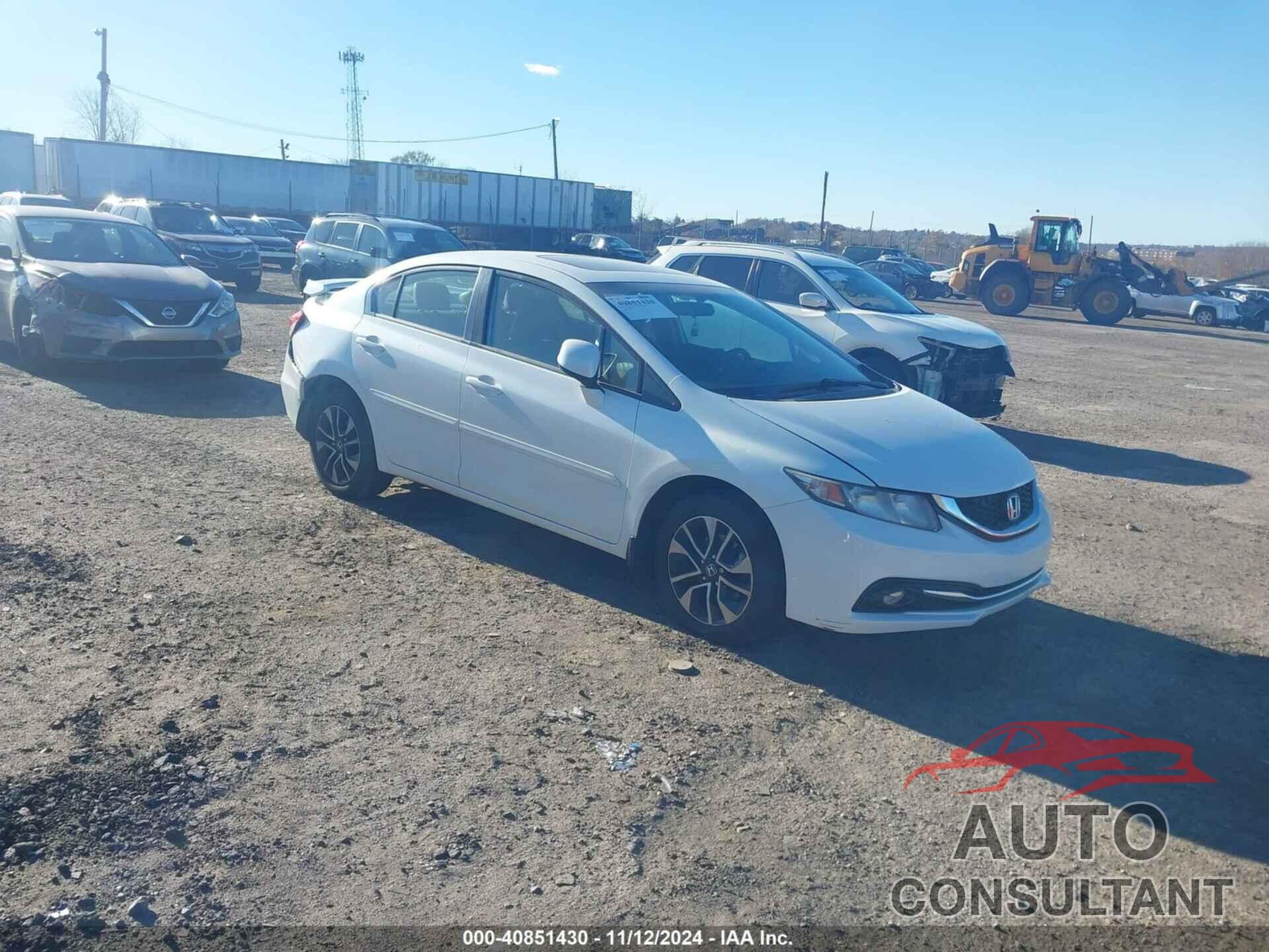 HONDA CIVIC 2013 - 19XFB2F97DE240360