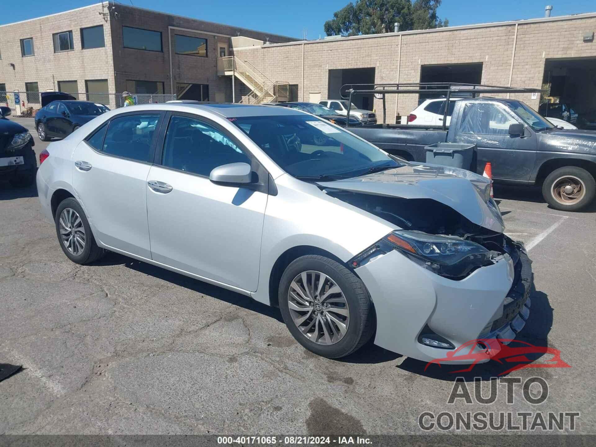 TOYOTA COROLLA 2018 - 2T1BURHE1JC989967