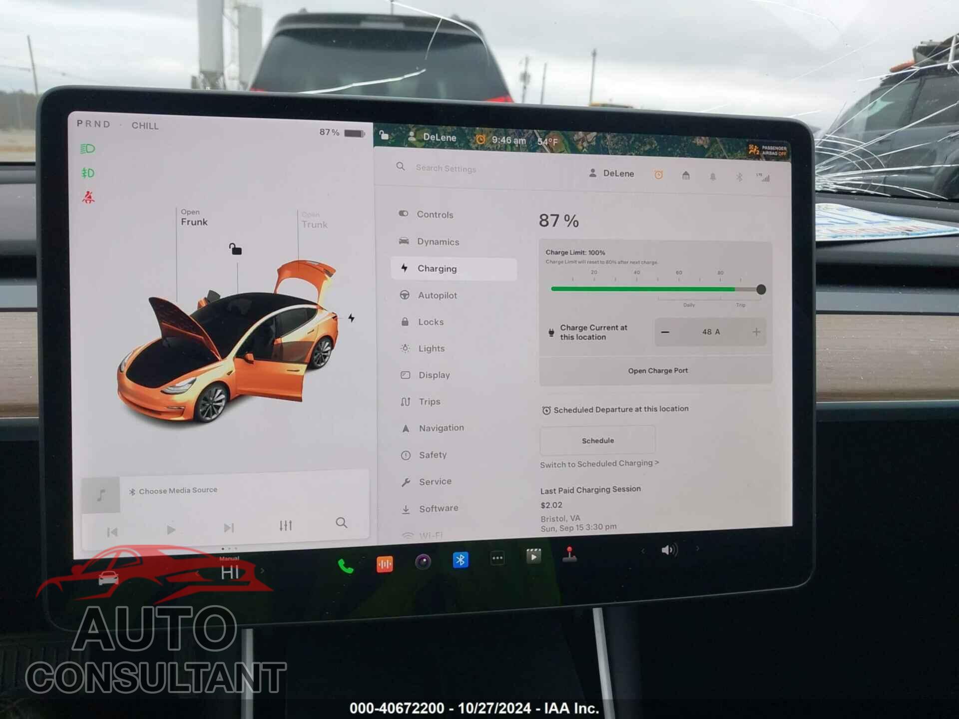 TESLA MODEL 3 2020 - 5YJ3E1EB9LF787504
