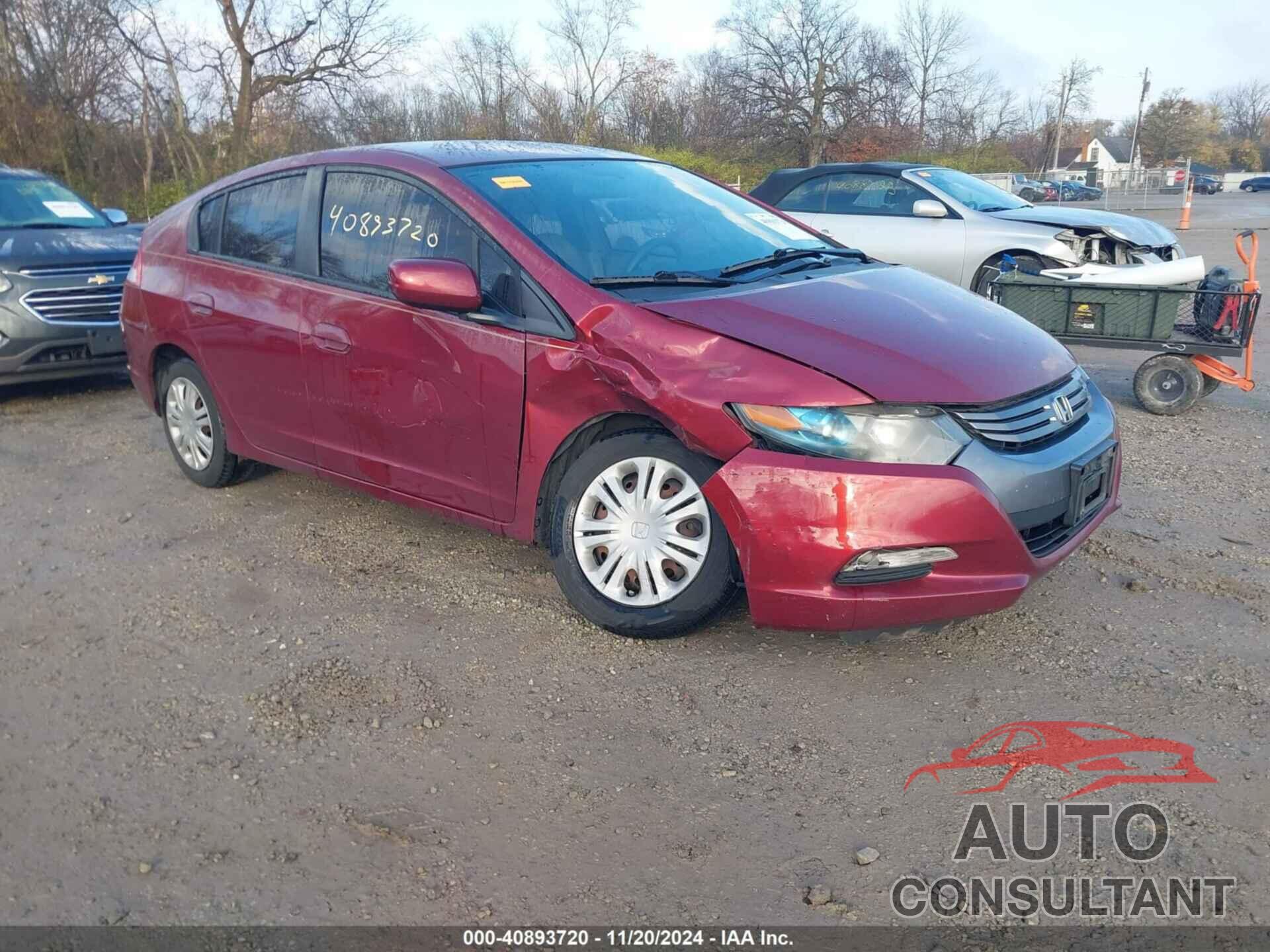 HONDA INSIGHT 2010 - JHMZE2H52AS017651