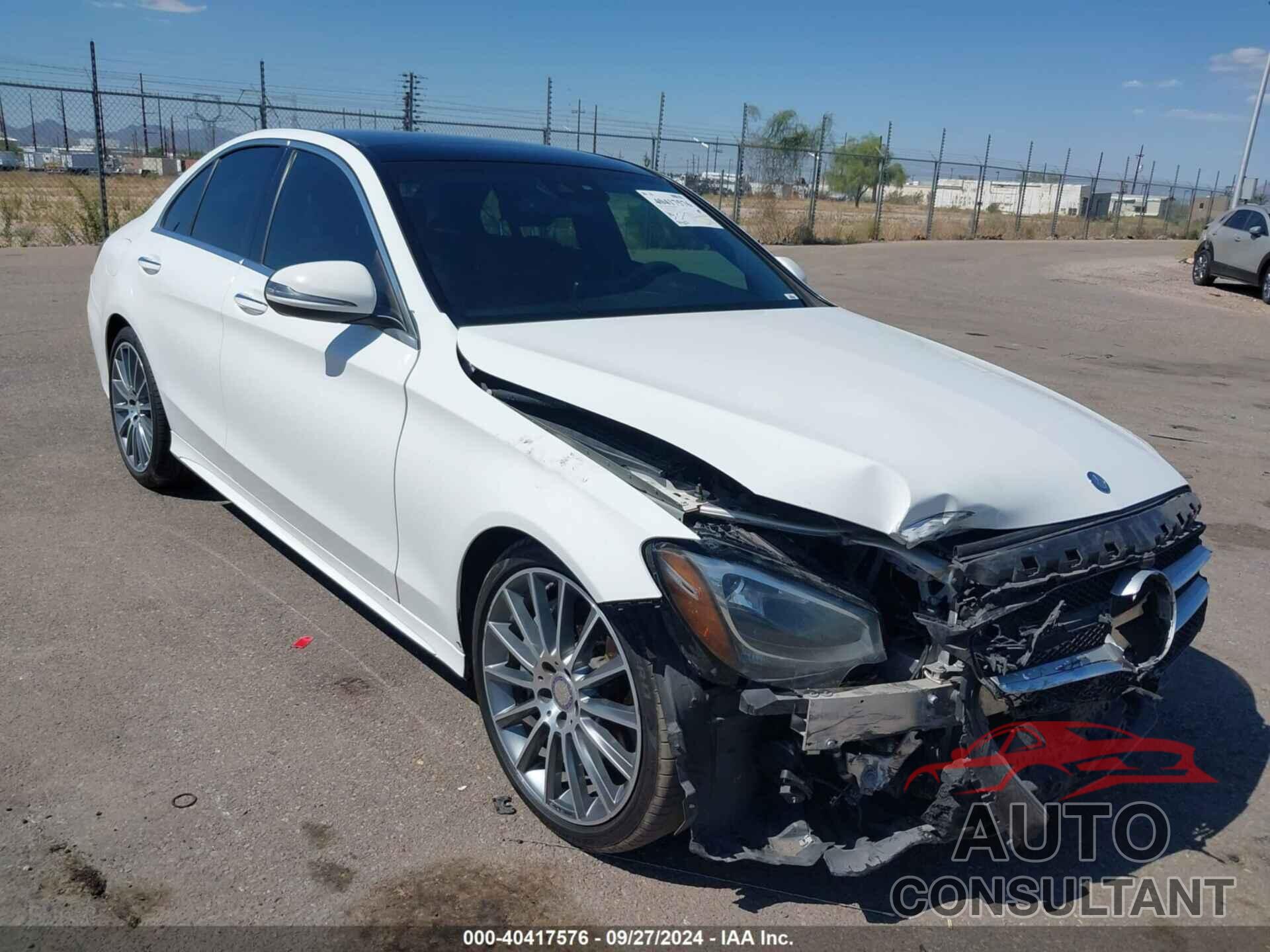 MERCEDES-BENZ C 300 2017 - 55SWF4JB9HU194040