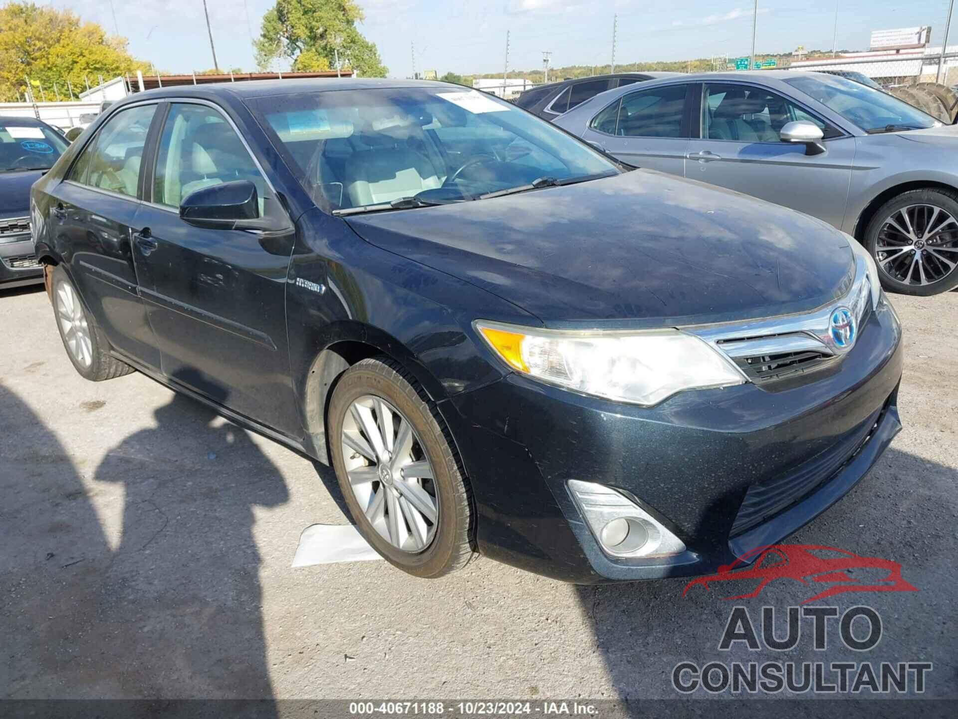 TOYOTA CAMRY HYBRID 2012 - 4T1BD1FK5CU059159