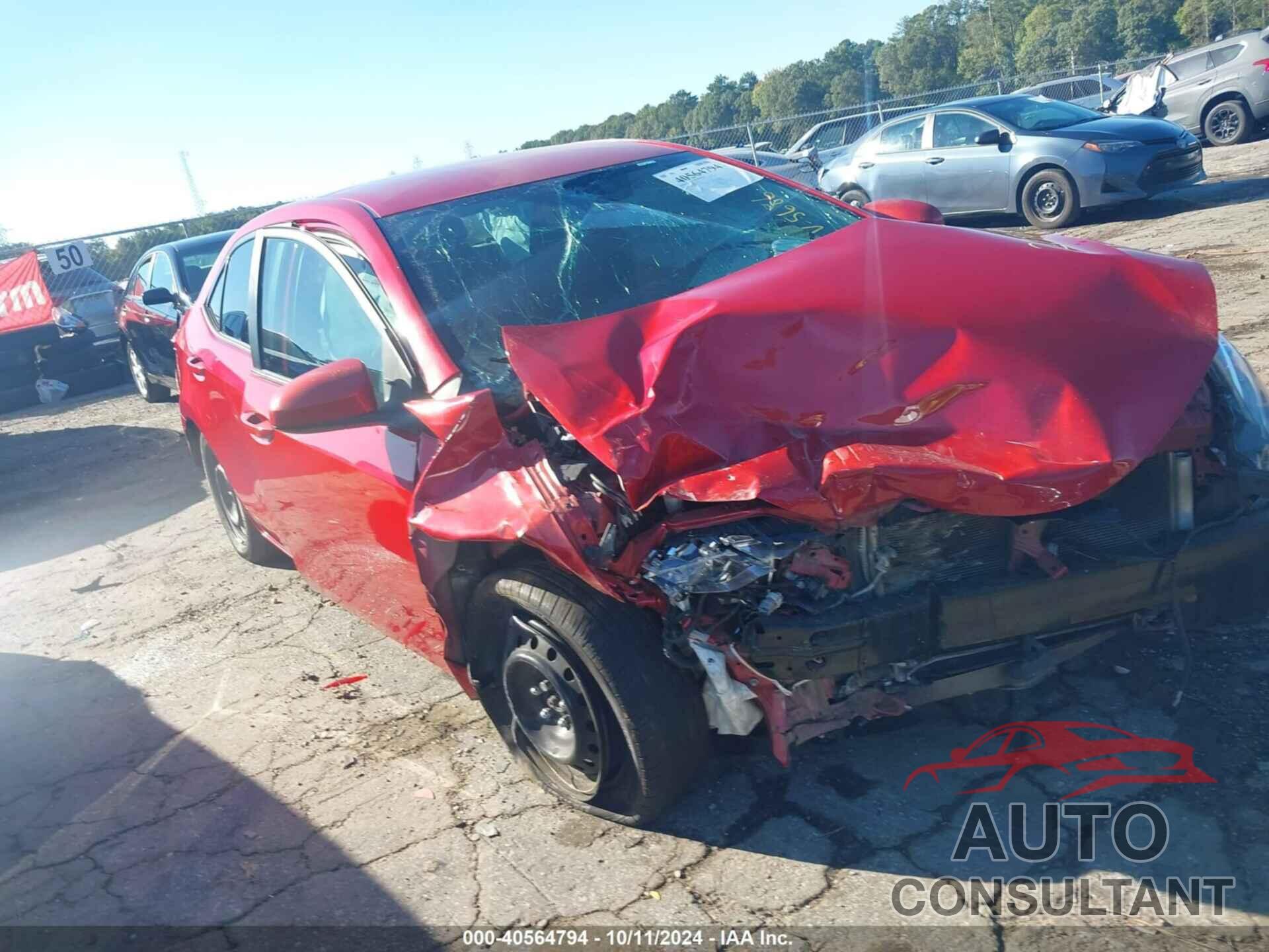 TOYOTA COROLLA 2019 - 2T1BURHE1KC215686