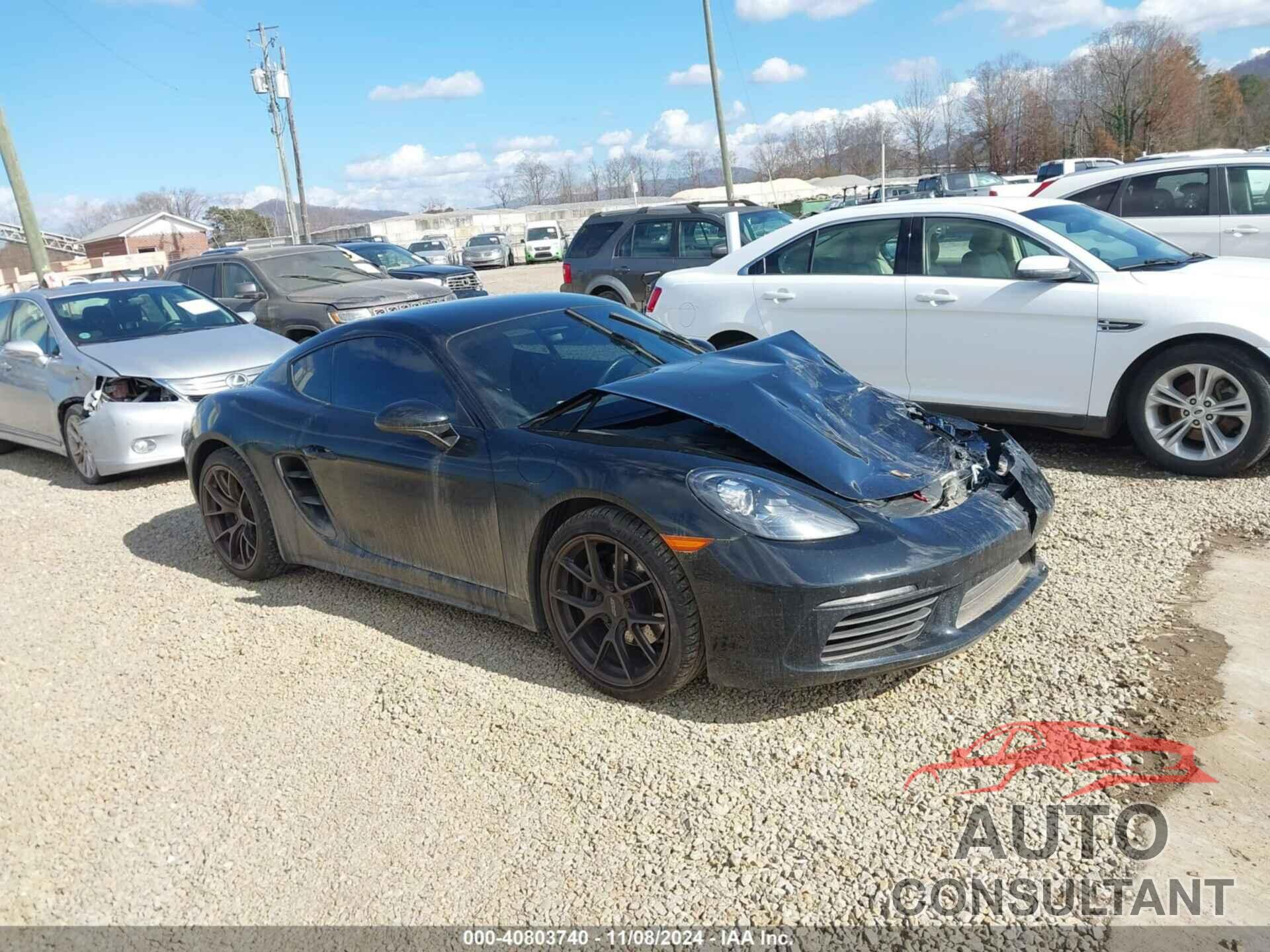 PORSCHE 718 CAYMAN 2018 - WP0AA2A85JK261423