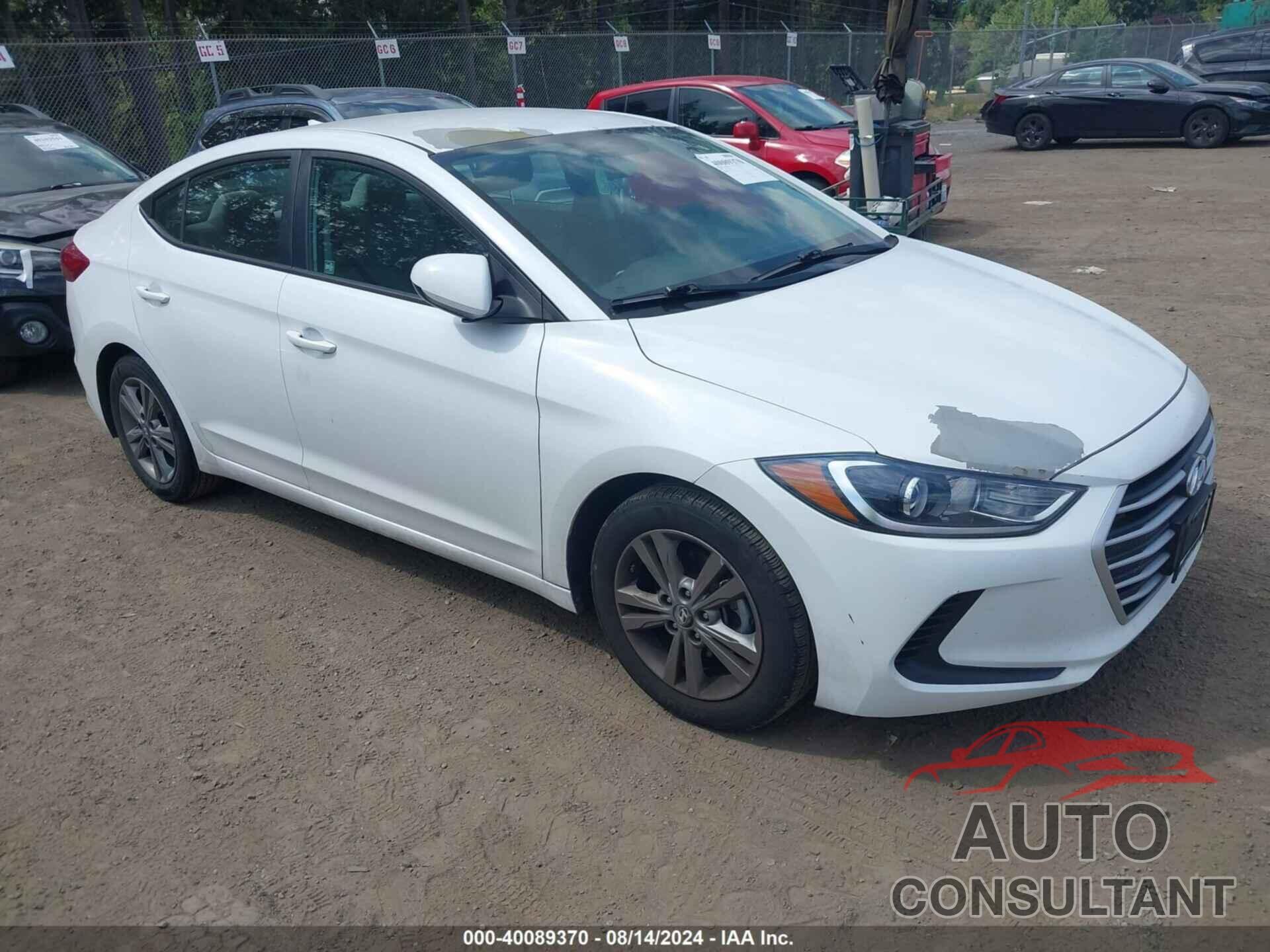 HYUNDAI ELANTRA 2017 - 5NPD84LF4HH156848