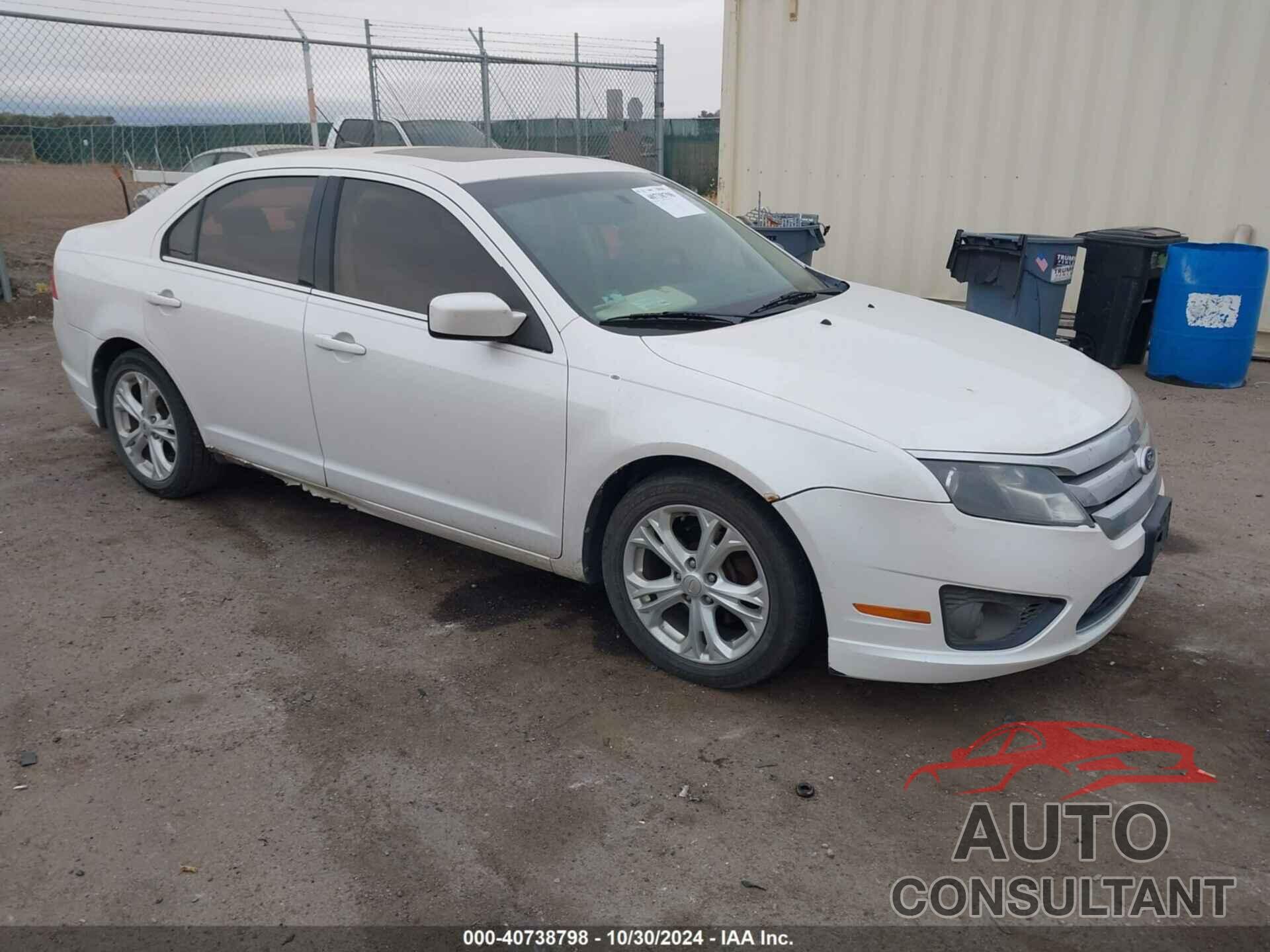 FORD FUSION 2010 - 3FAHP0HG3AR351783