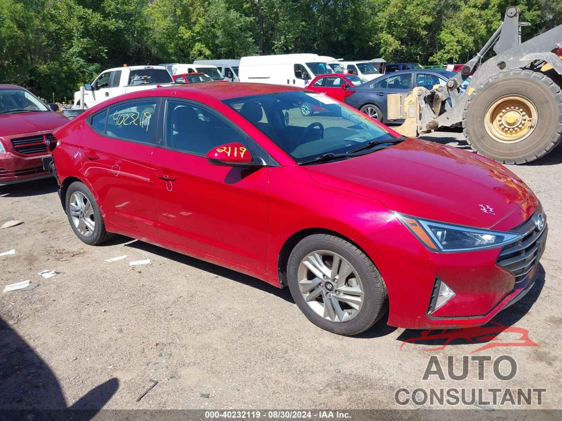 HYUNDAI ELANTRA 2020 - 5NPD84LF5LH534765