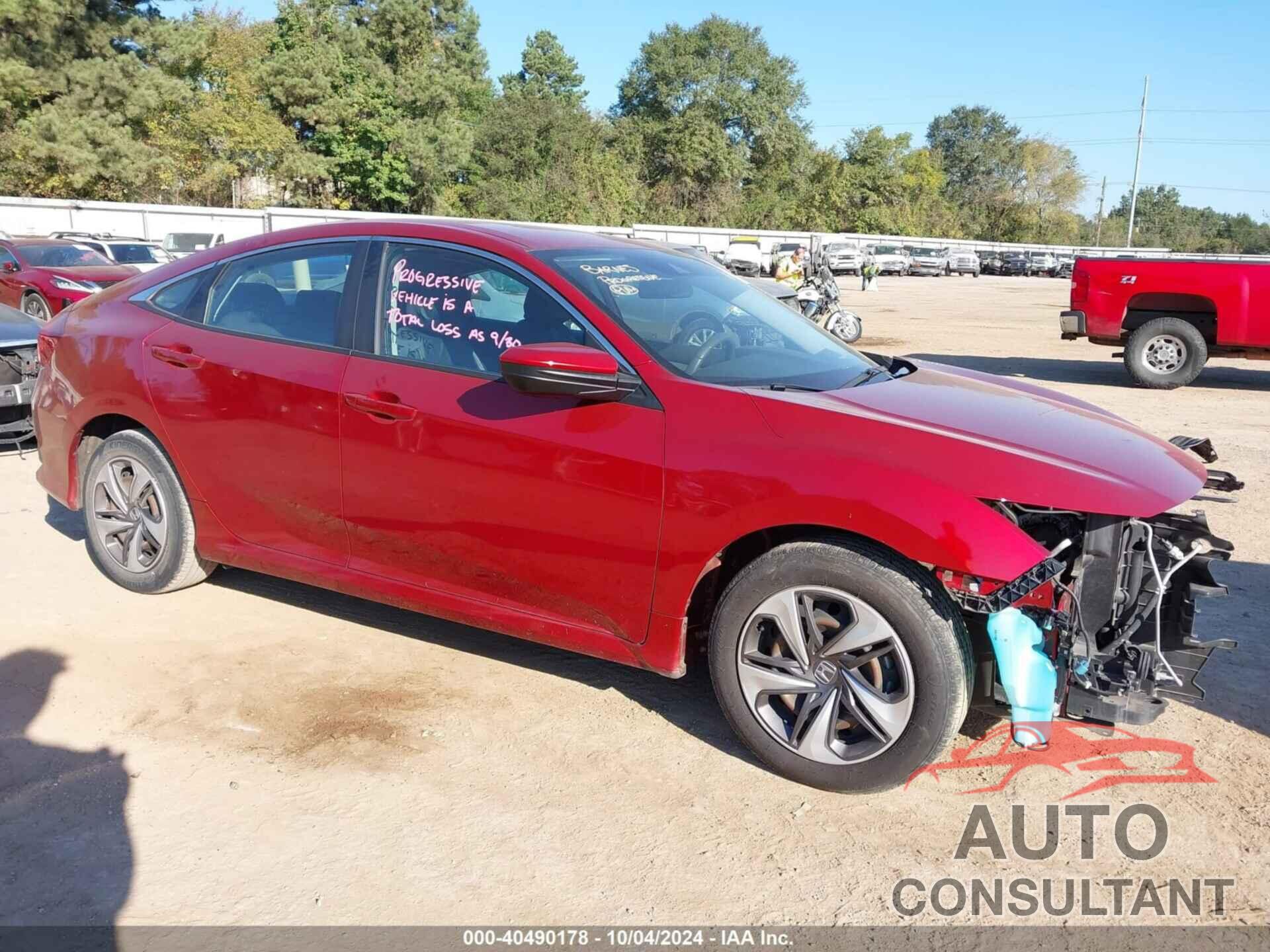HONDA CIVIC 2019 - 19XFC2F69KE036692