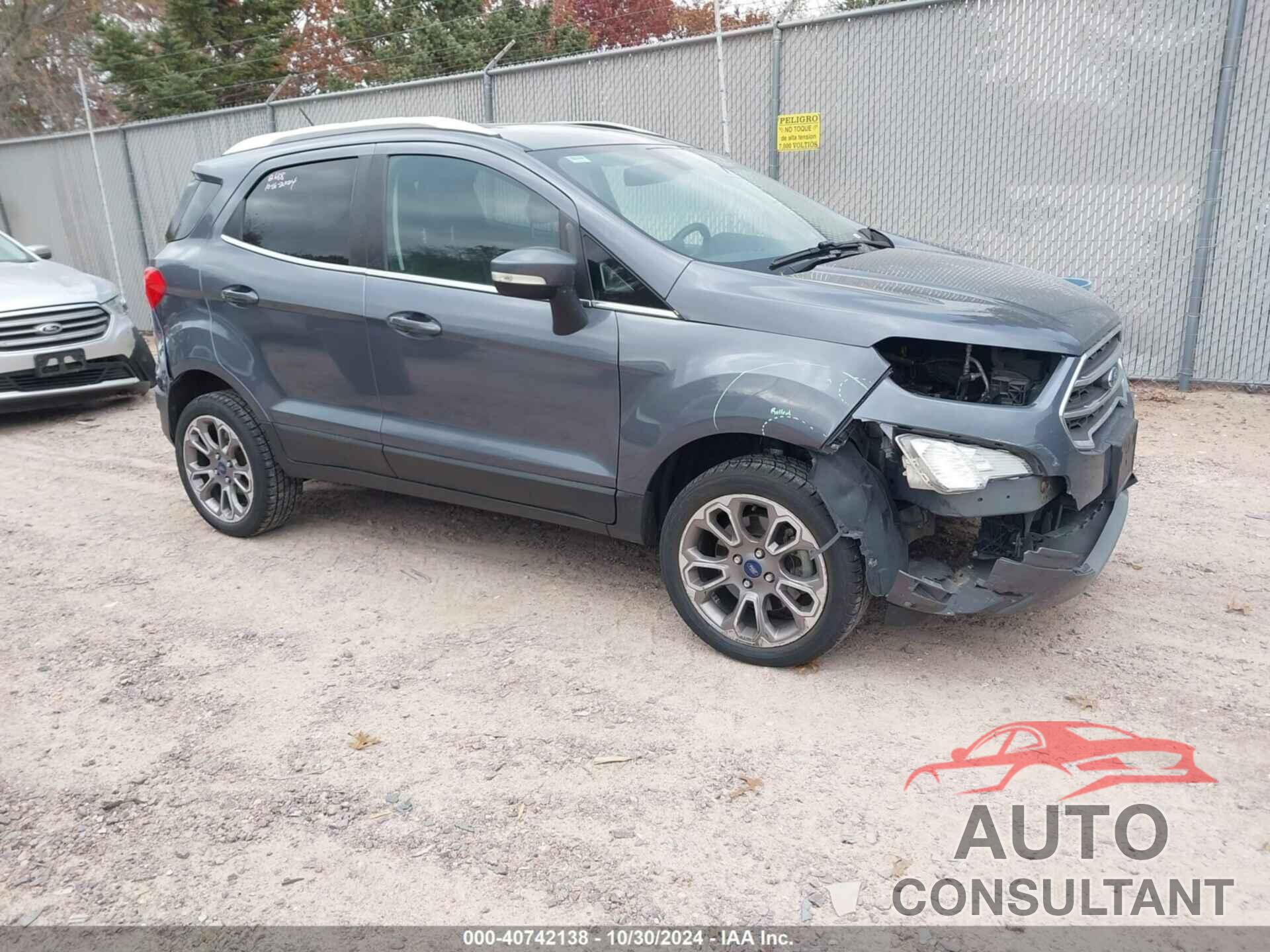 FORD ECOSPORT 2018 - MAJ6P1WL1JC201585