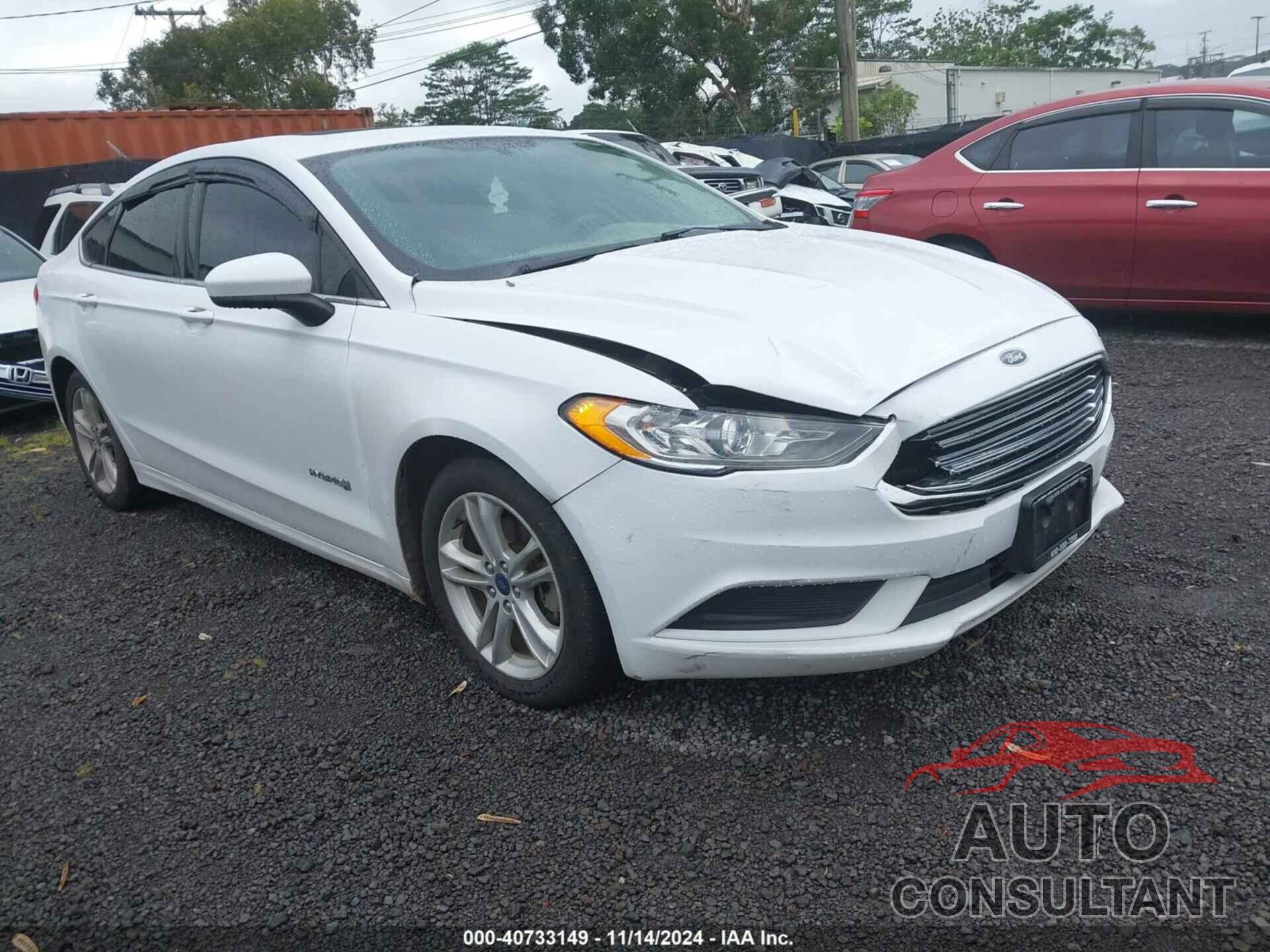 FORD FUSION HYBRID 2018 - 3FA6P0LU2JR116344