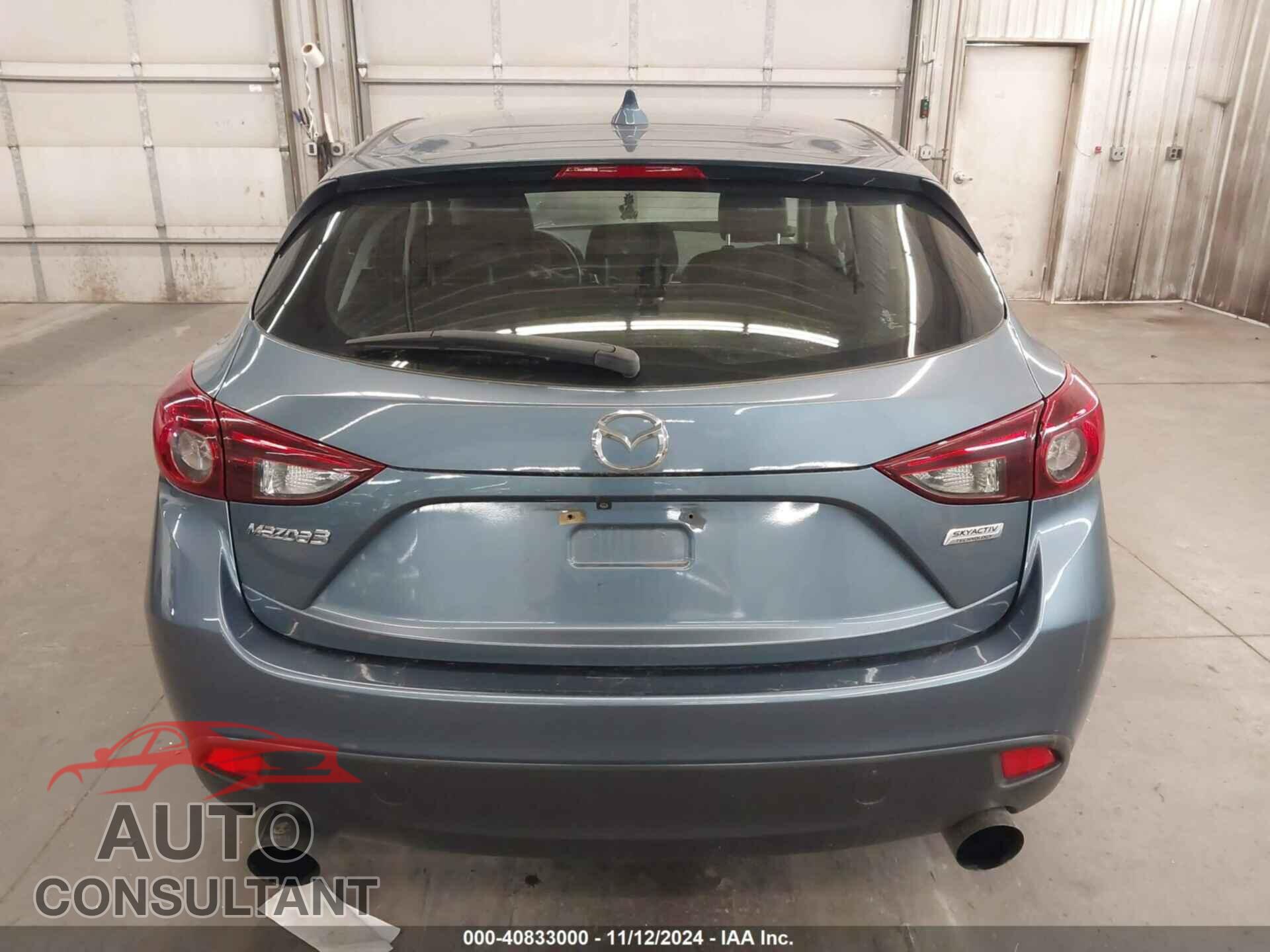 MAZDA MAZDA3 2015 - JM1BM1M75F1237726