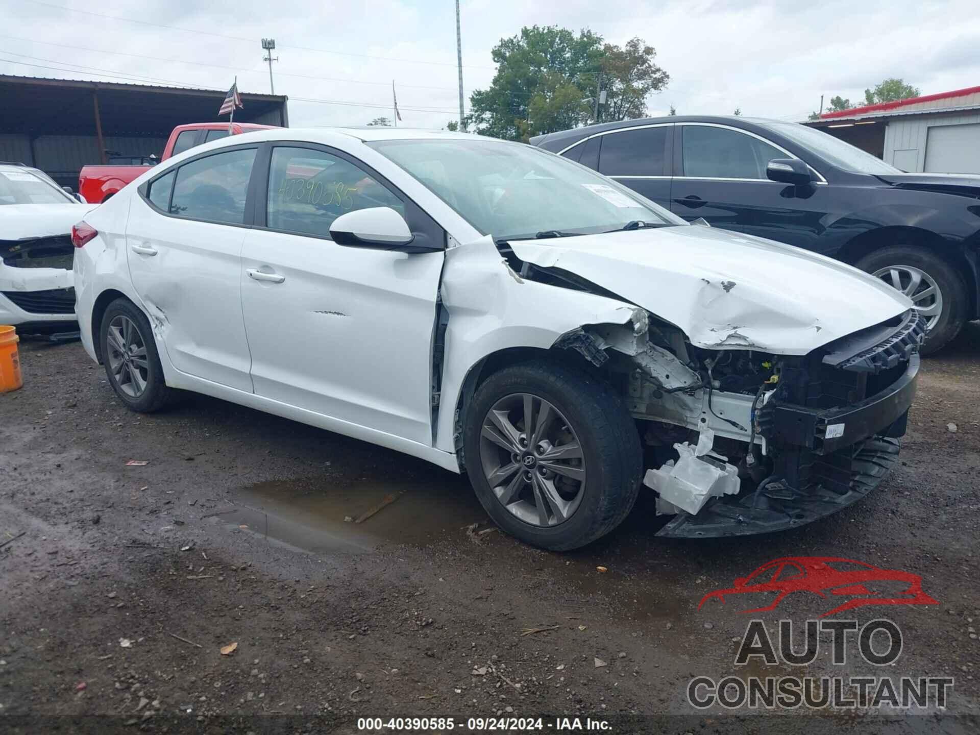 HYUNDAI ELANTRA 2018 - 5NPD84LF9JH378727