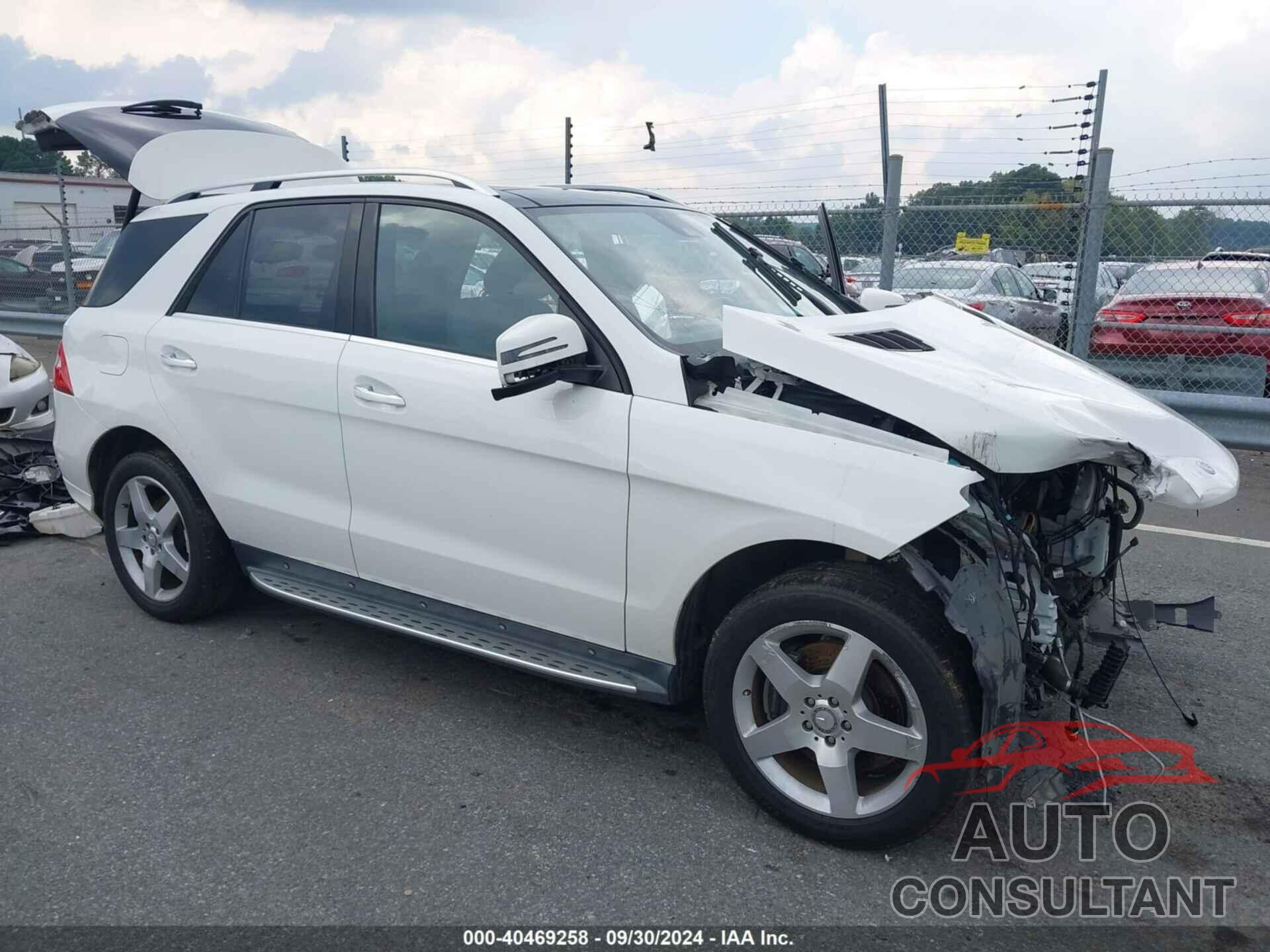 MERCEDES-BENZ ML 350 2015 - 4JGDA5JB0FA517910