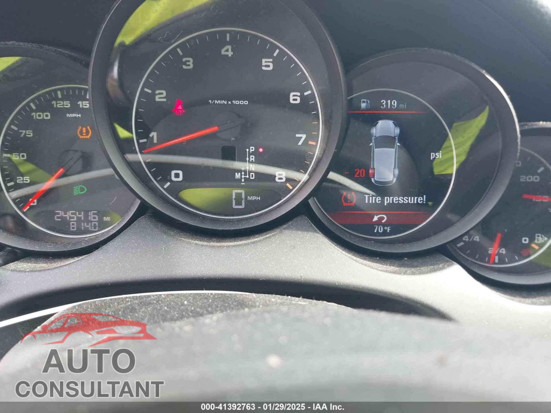 PORSCHE CAYENNE 2013 - WP1AA2A25DLA10023