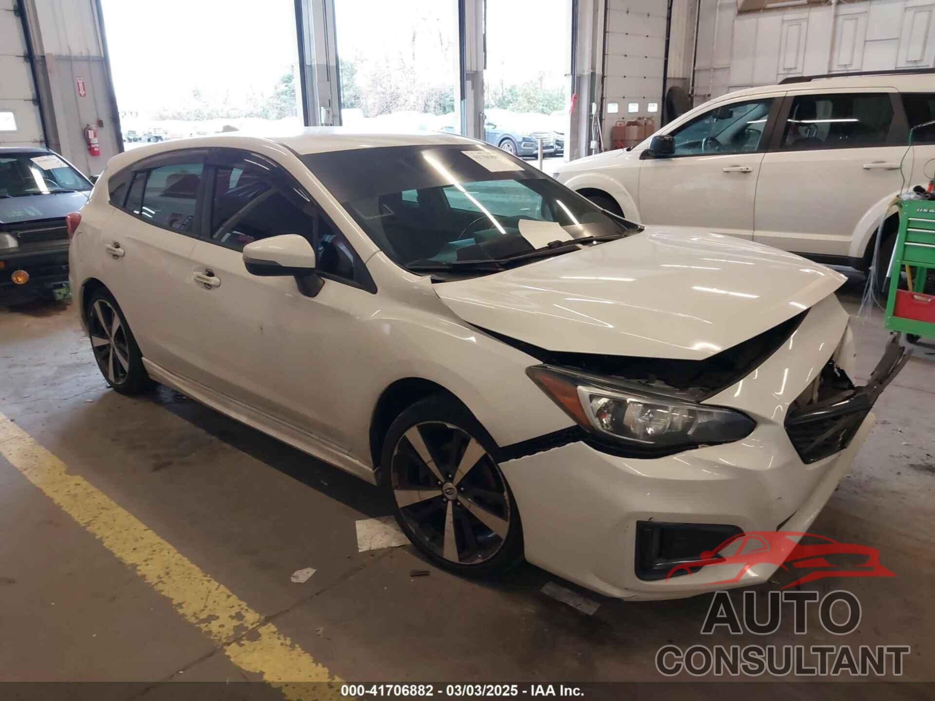 SUBARU IMPREZA 2018 - 4S3GTAK66J1742900