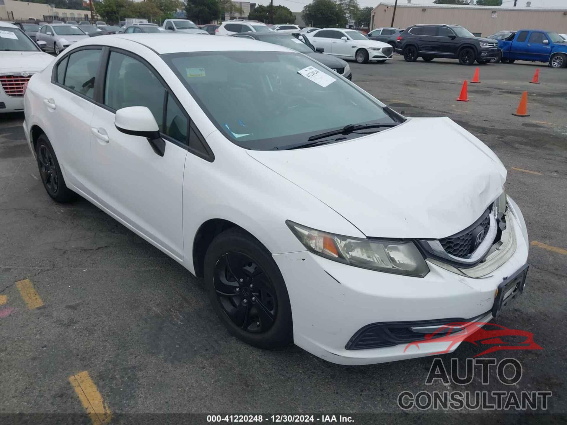 HONDA CIVIC 2013 - 19XFB2F51DE281516