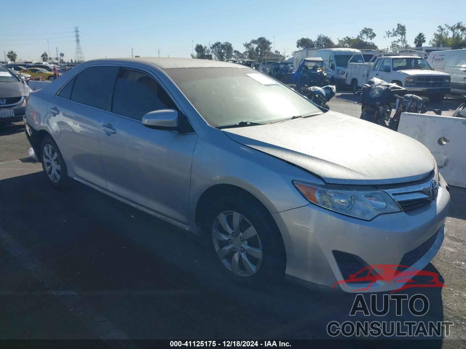 TOYOTA CAMRY 2012 - 4T4BF1FK4CR160872